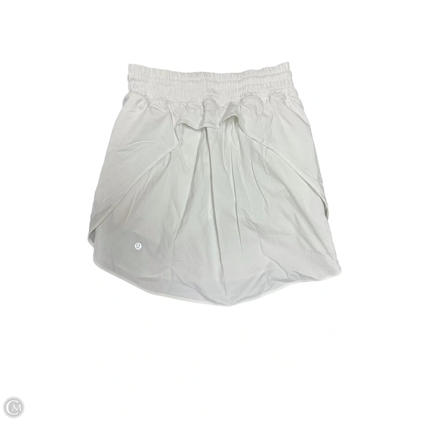 Athletic Skort By Lululemon In White, Size: 4