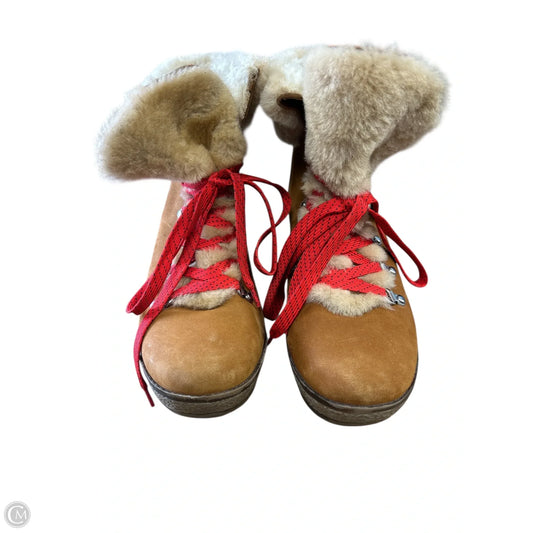 Boots Ankle Heels By J. Crew In Brown, Size: 9