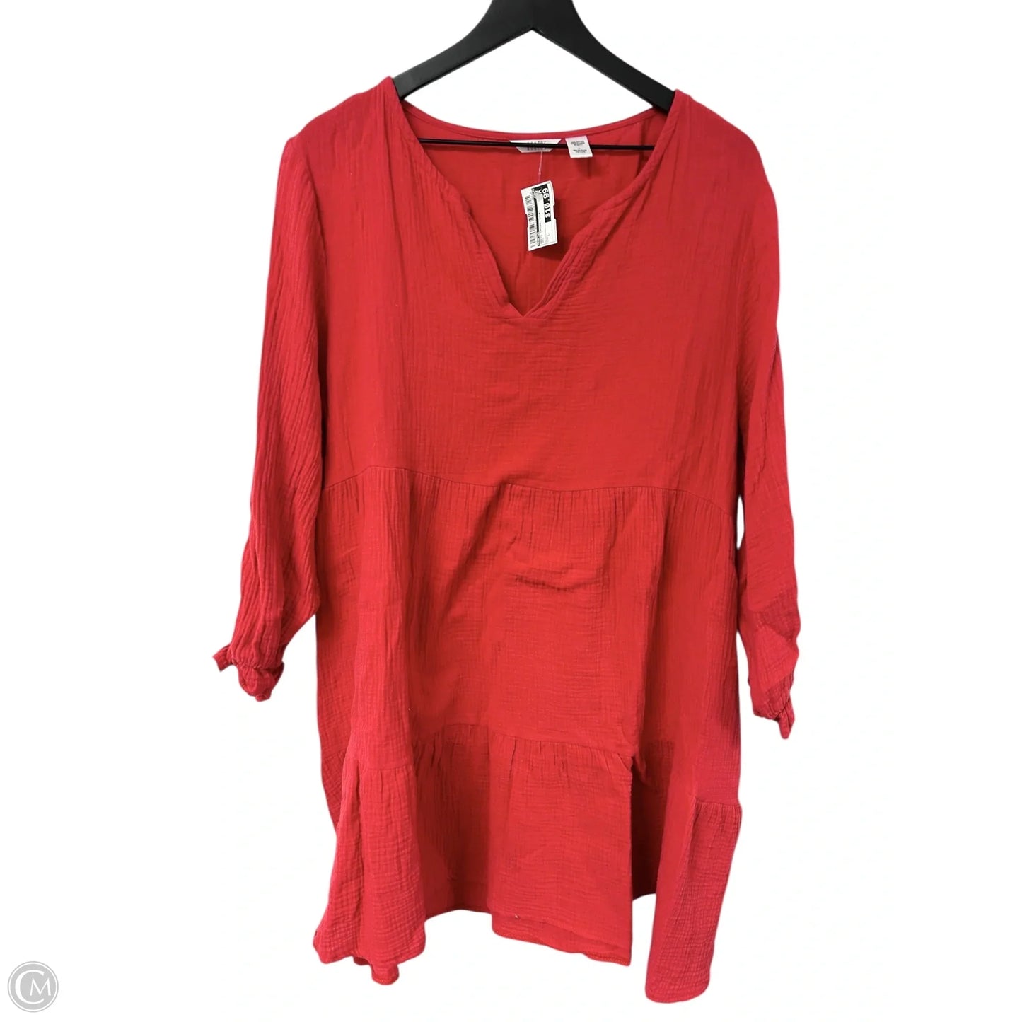 Dress Casual Short By Kaktus In Red, Size: L
