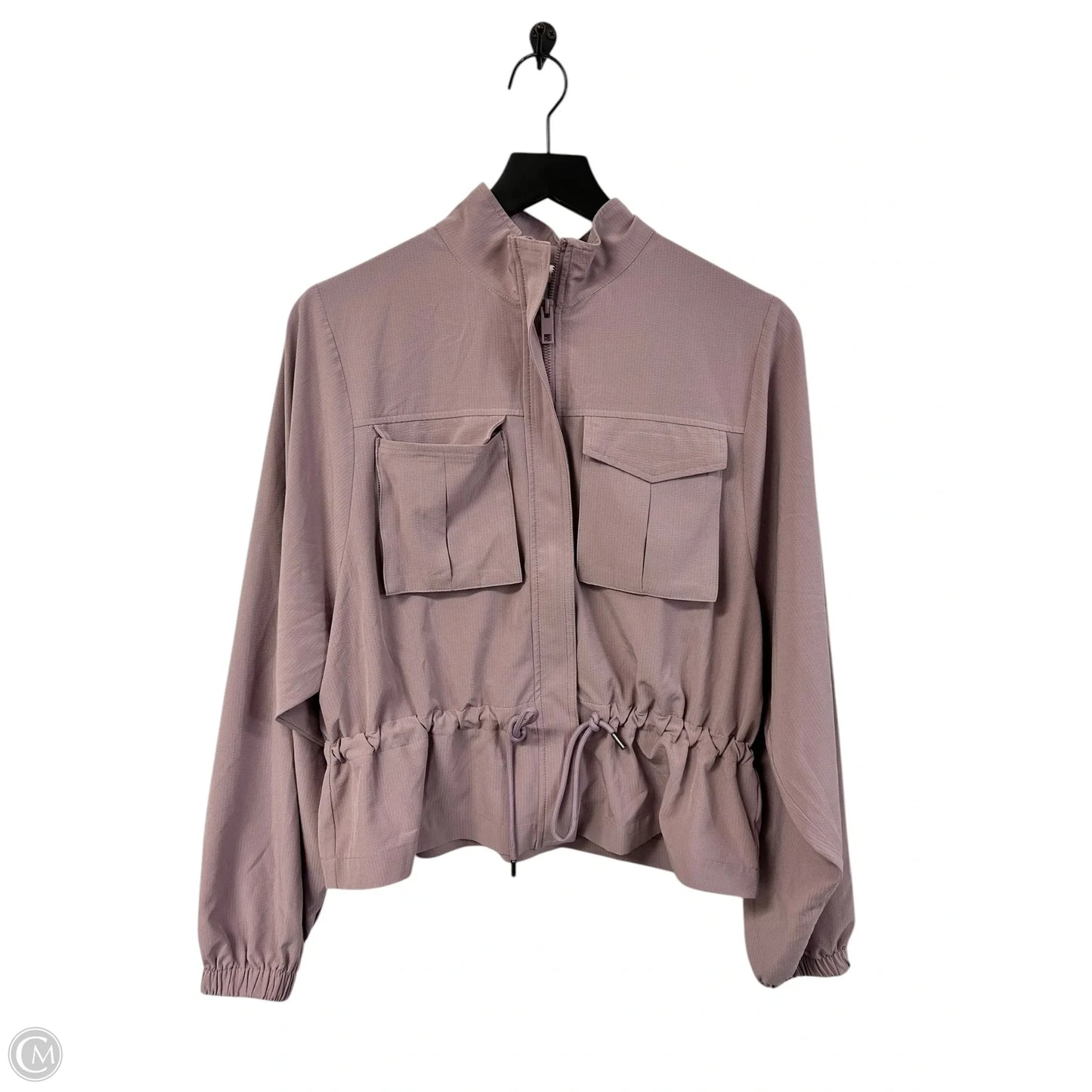 Jacket Windbreaker By Rae Mode In Purple, Size: S