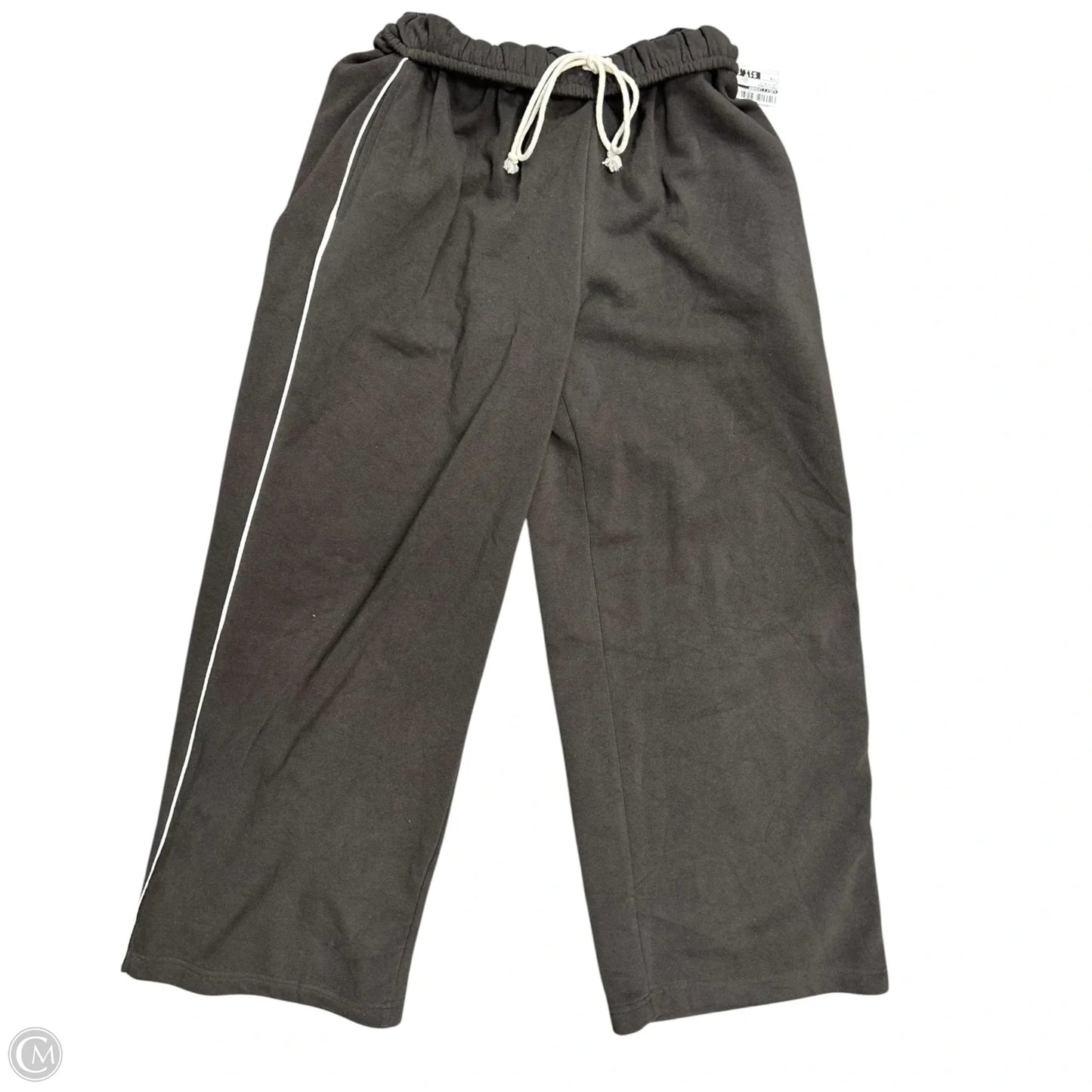 Pants Lounge By Leela & Lavender In Grey & White, Size: M