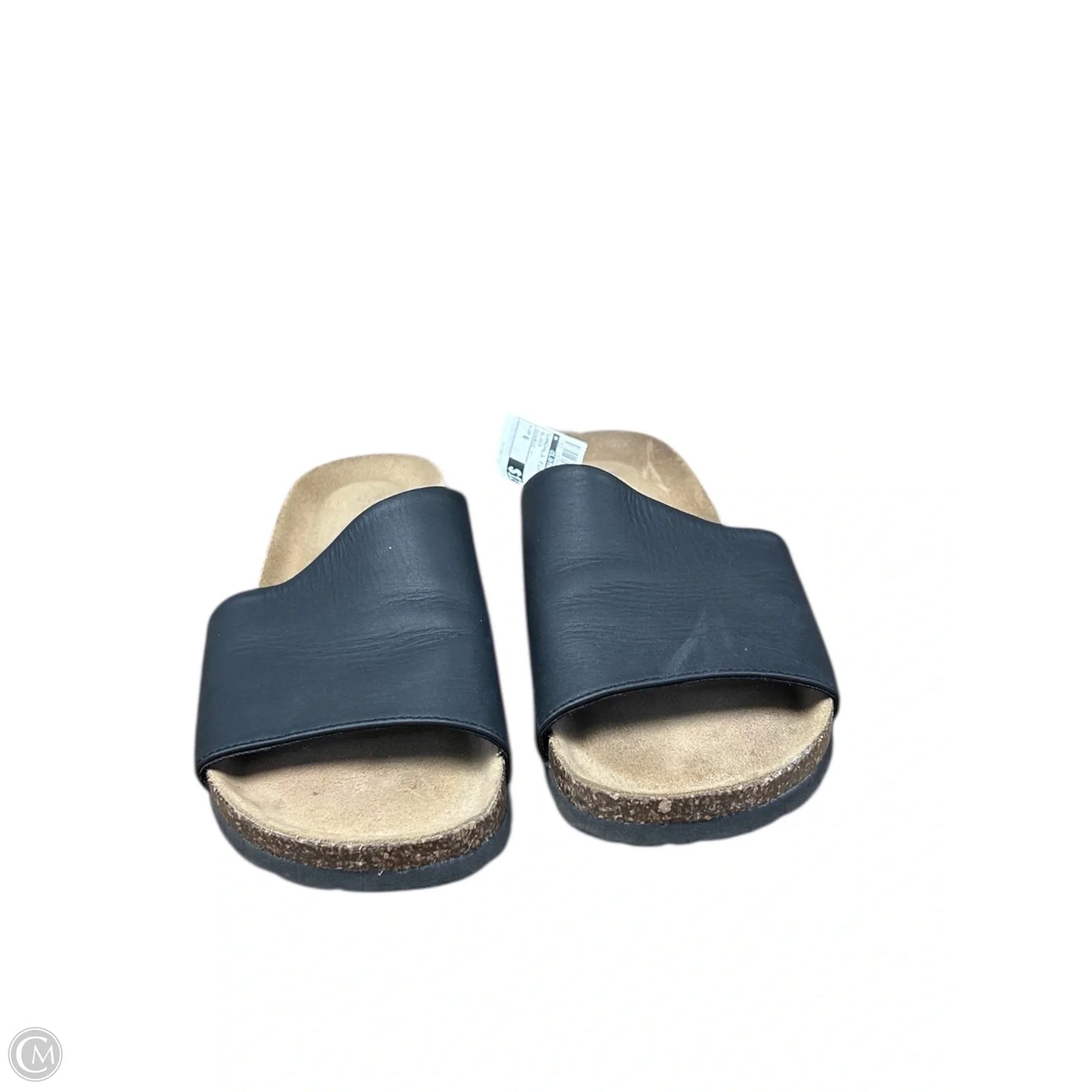 Sandals Flats By Clothes Mentor In Black, Size: 6