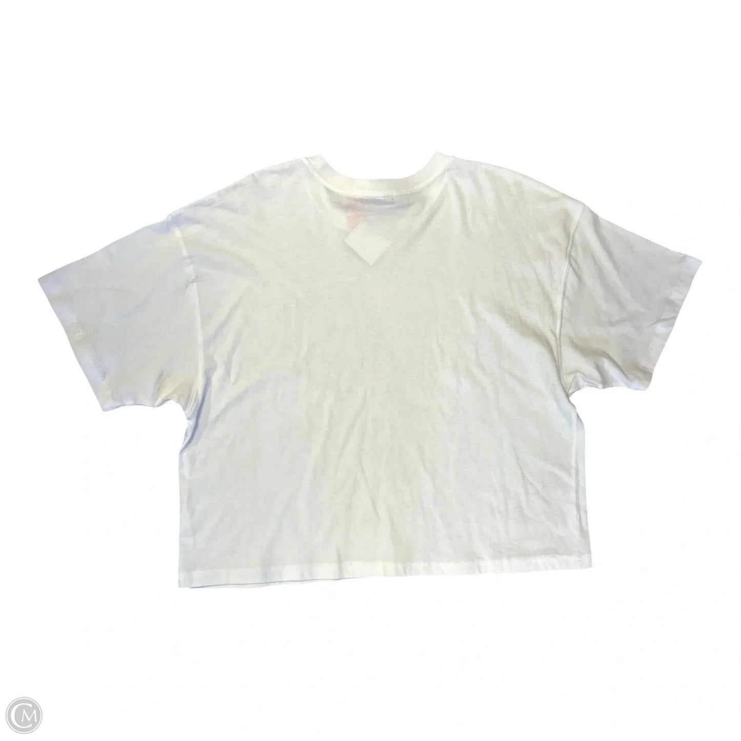 Top Short Sleeve By Clothes Mentor In White, Size: S