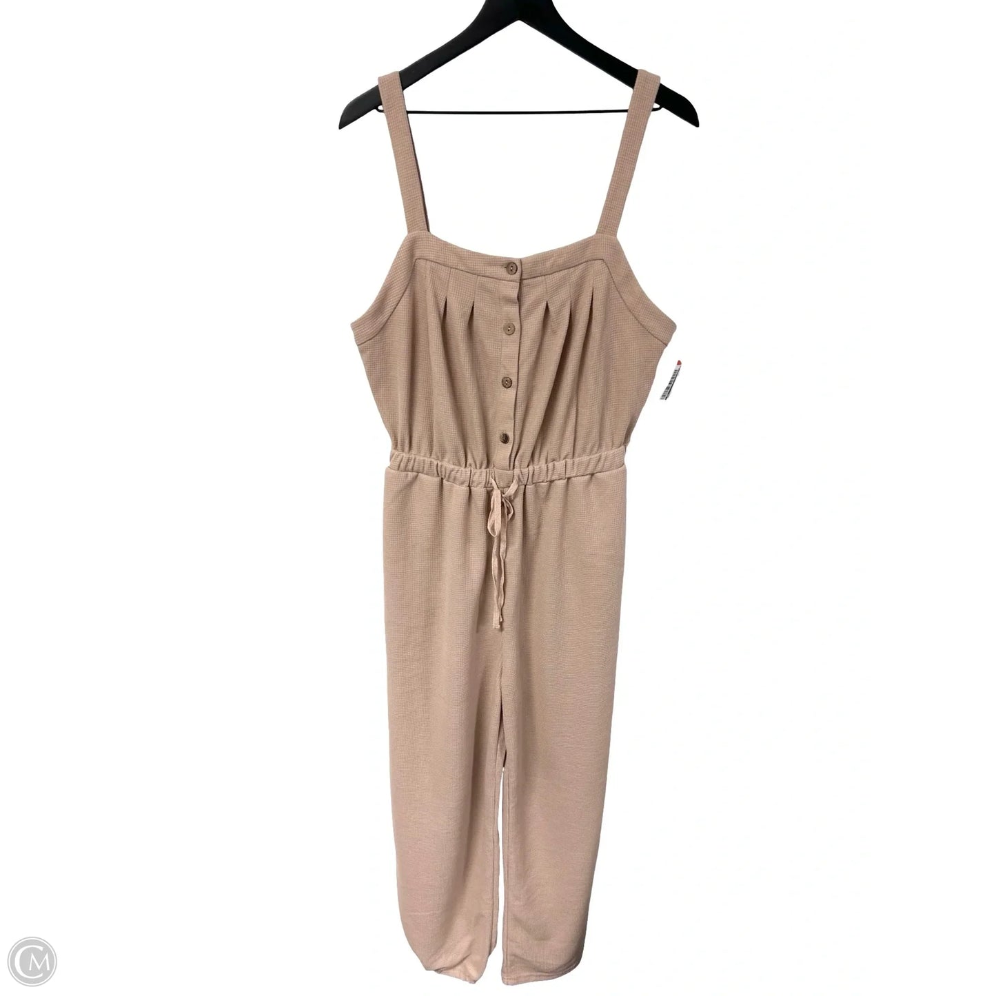 Jumpsuit By Cme In Beige, Size: L