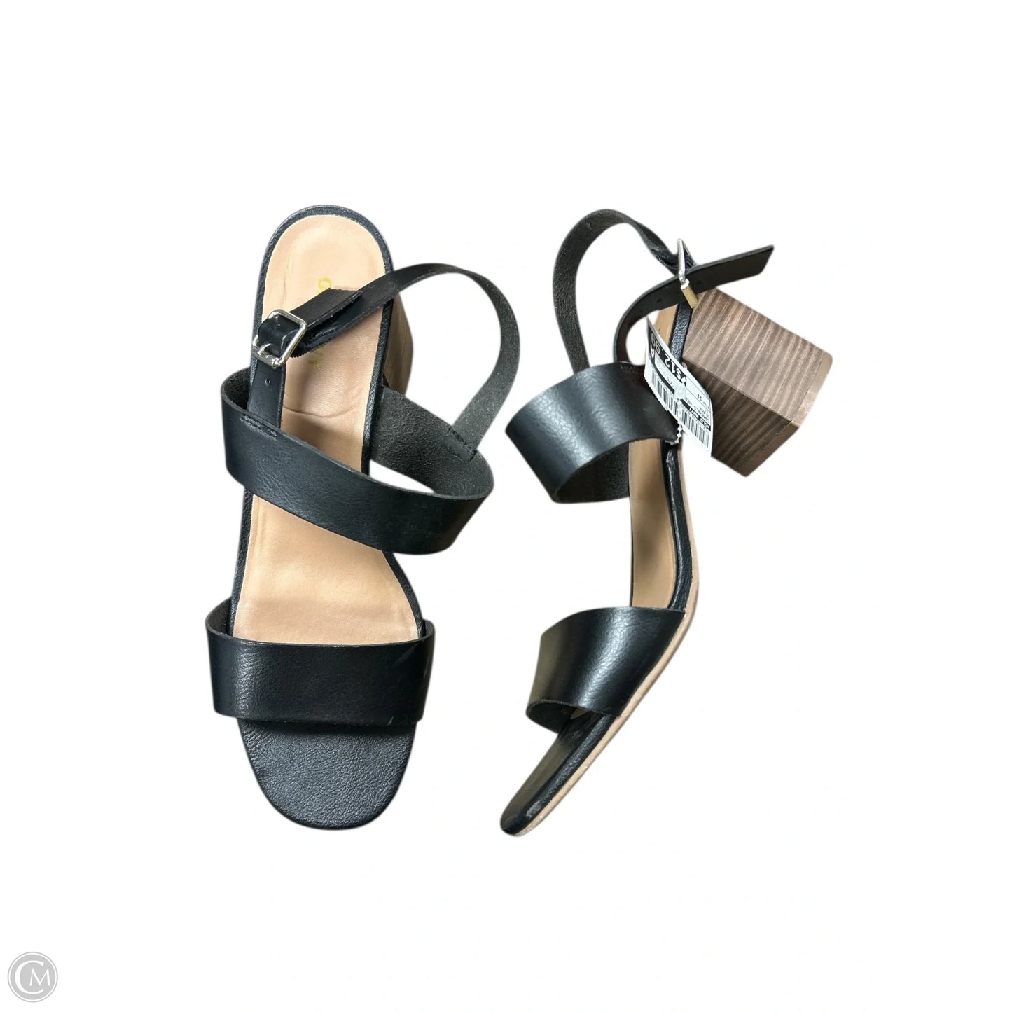 Sandals Heels Block By Old Navy In Black, Size: 11