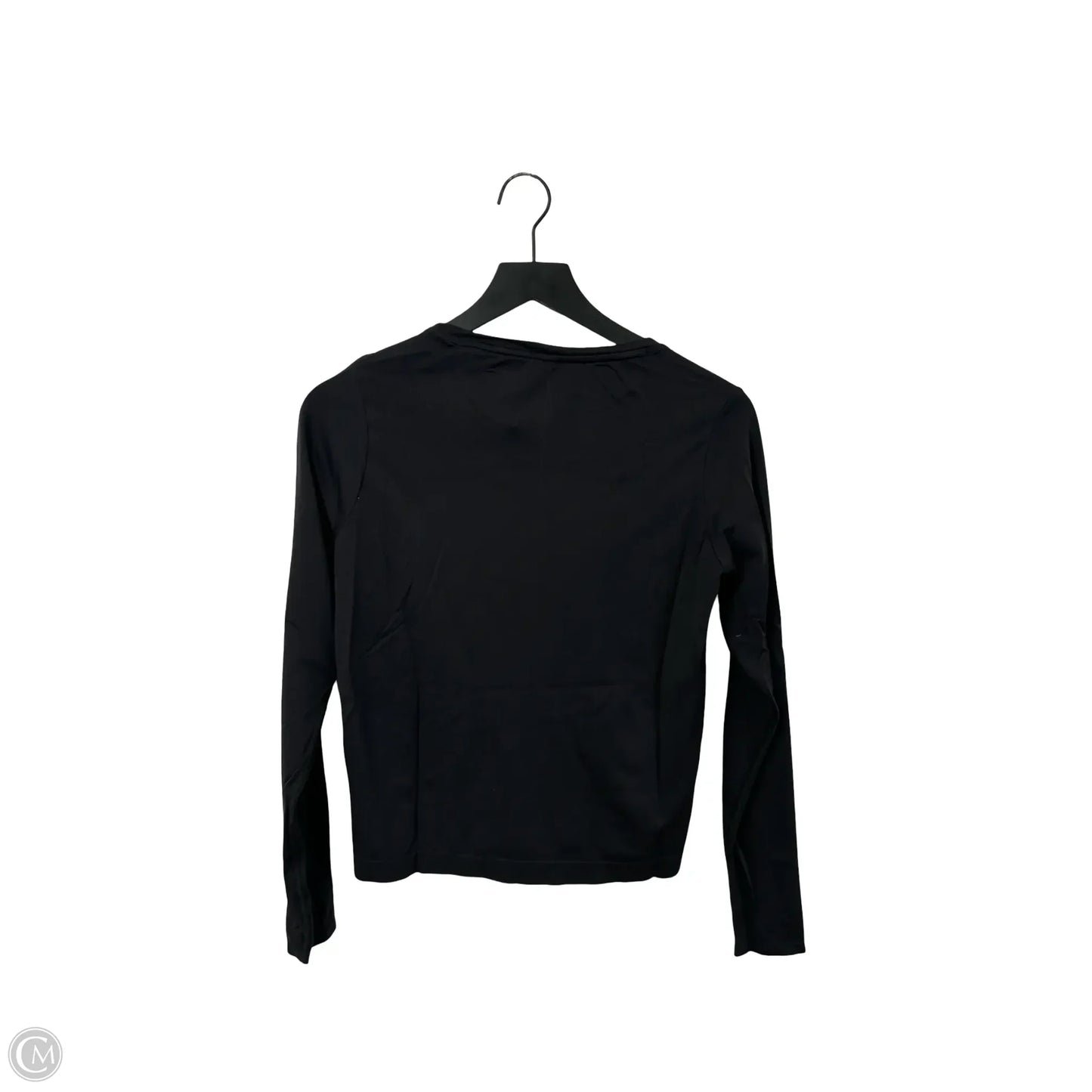 Athletic Top Long Sleeve Crewneck By All In Motion In Black, Size: M