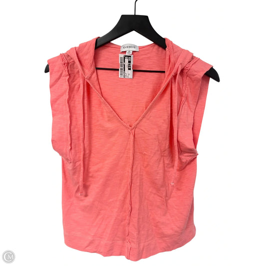 Top Short Sleeve By Evereve In Orange, Size: Xs