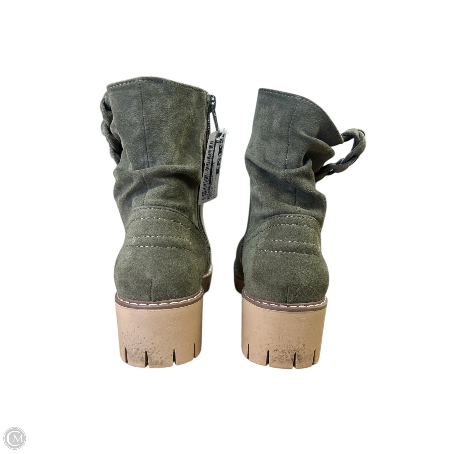 Boots Ankle Flats By Very G In Green, Size: 7