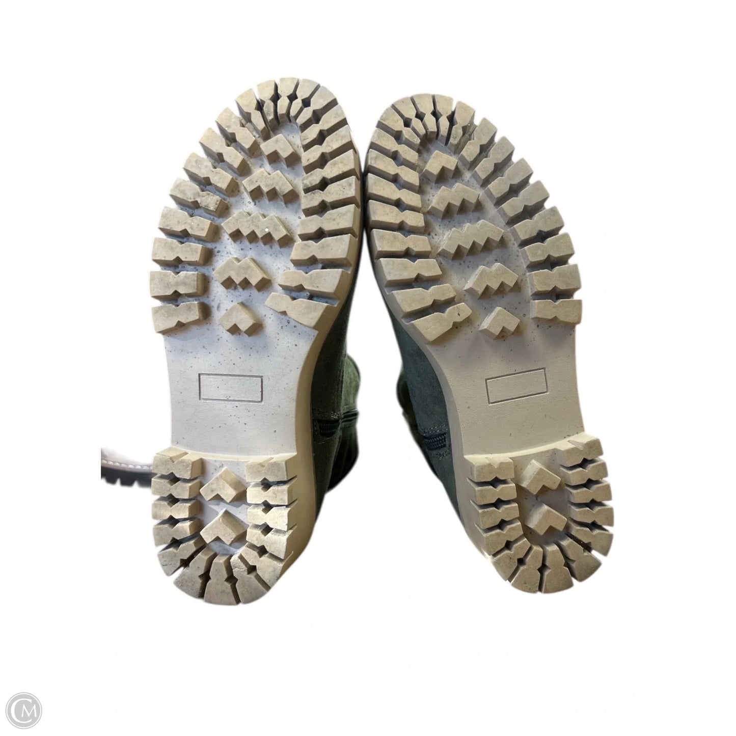 Boots Ankle Flats By Very G In Green, Size: 7