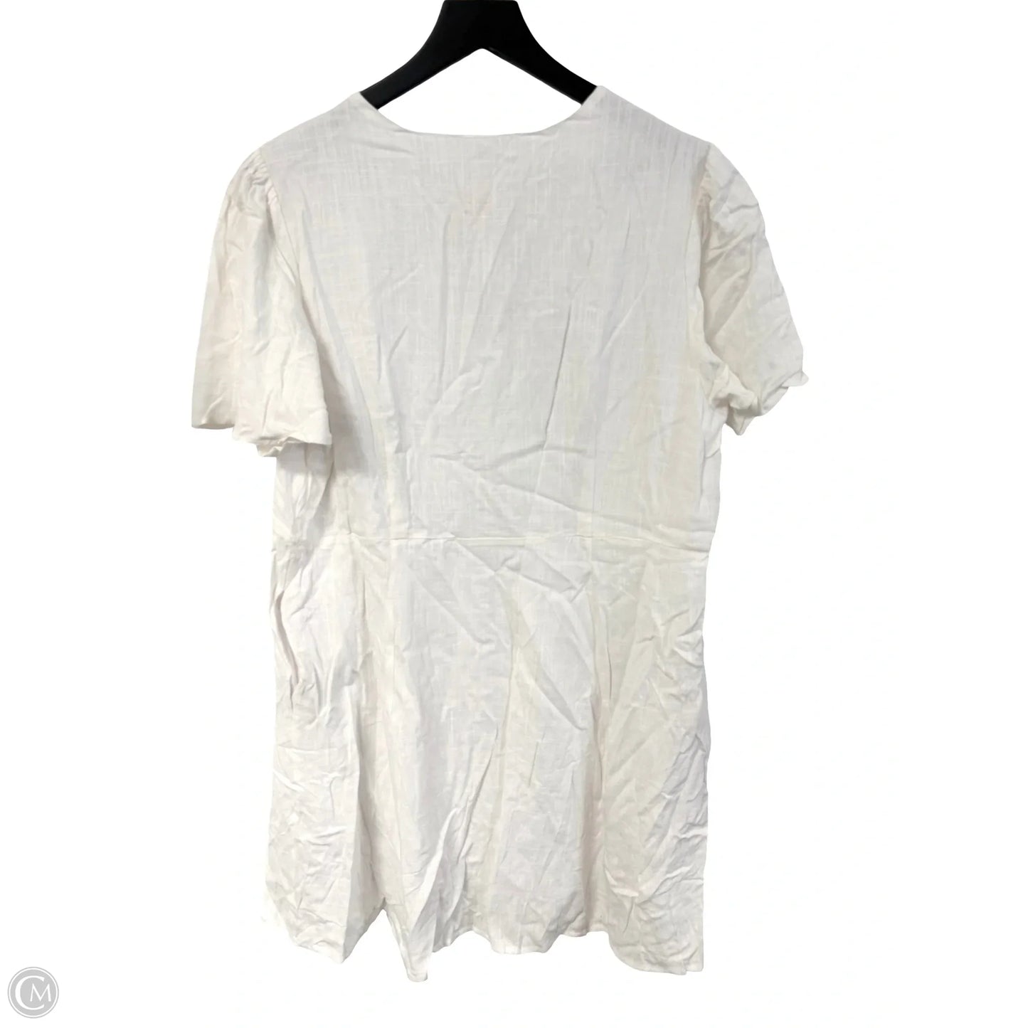 Dress Casual Short By Time And Tru In White, Size: Xl