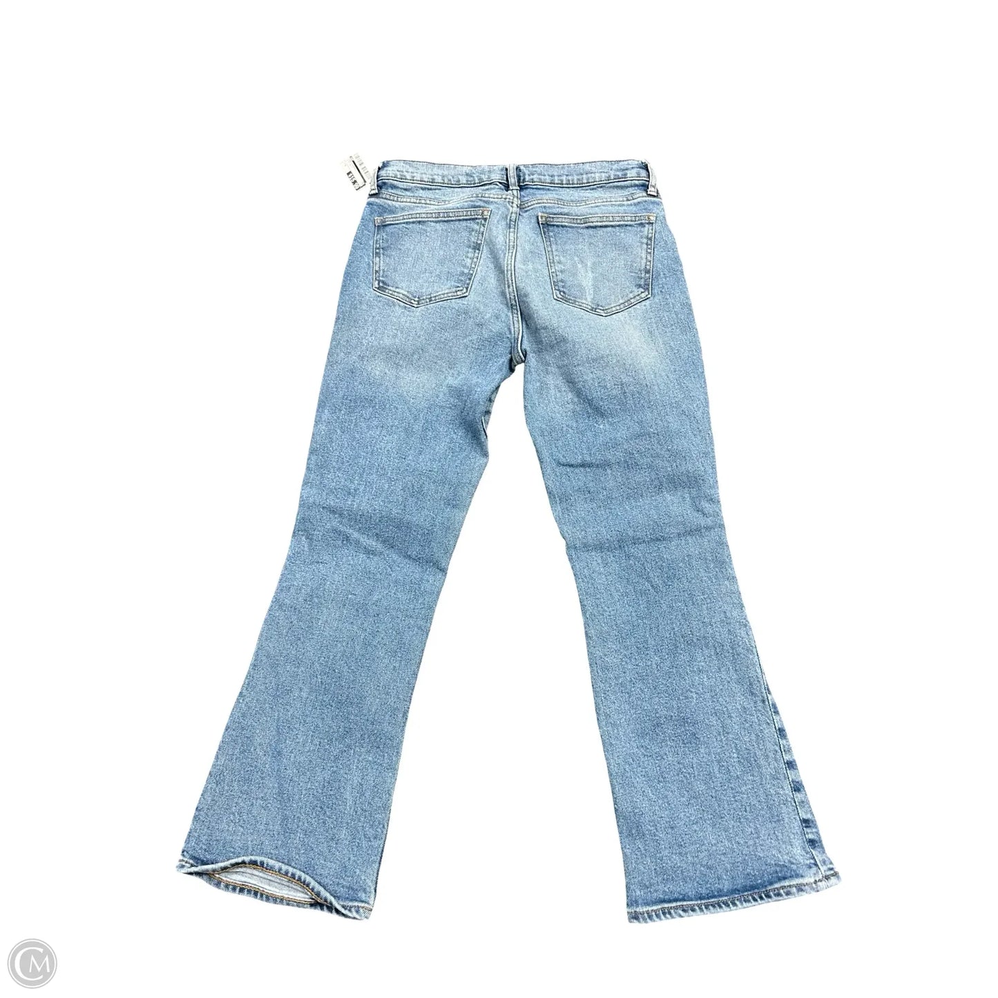 Jeans Cropped By Gap In Blue Denim, Size: 6