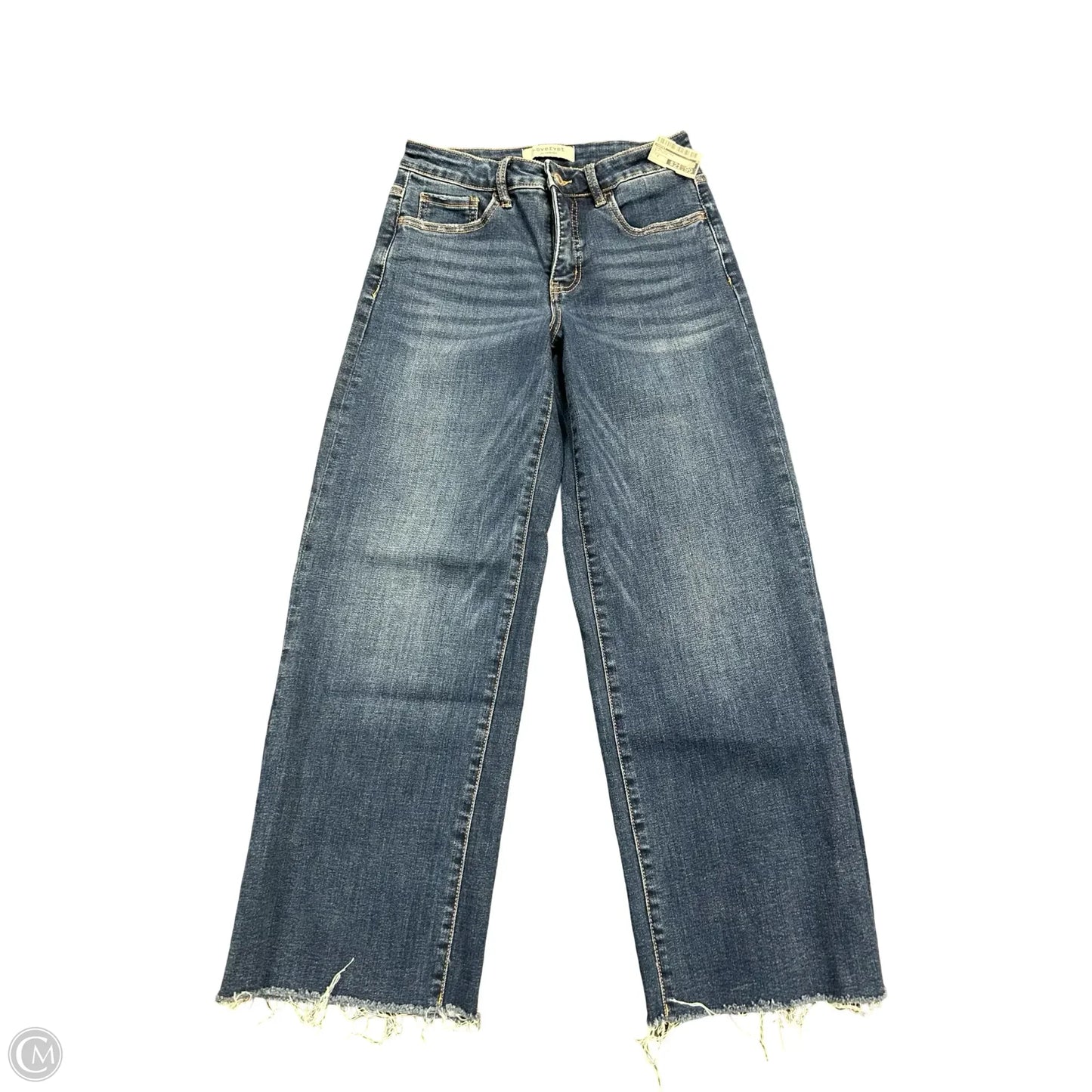 Jeans Cropped By Vervet In Blue Denim, Size: 2