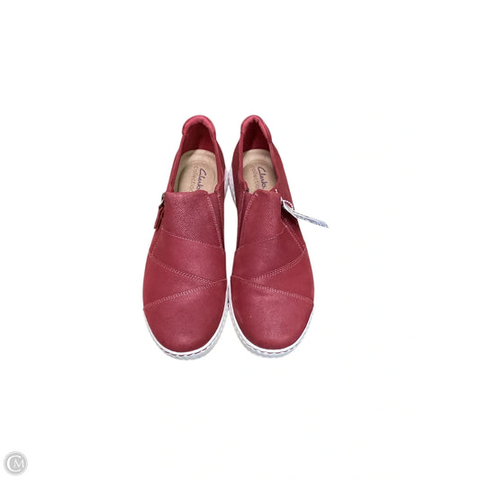 Shoes Sneakers By Clarks In Pink, Size: 9.5