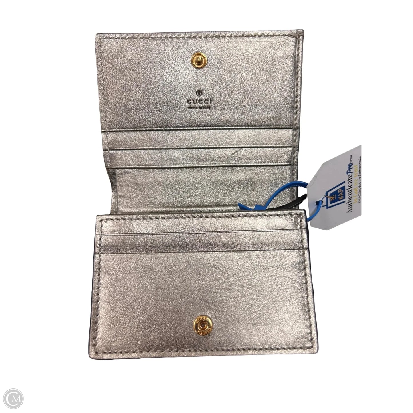 Wallet Luxury Designer By Gucci, Size: Small