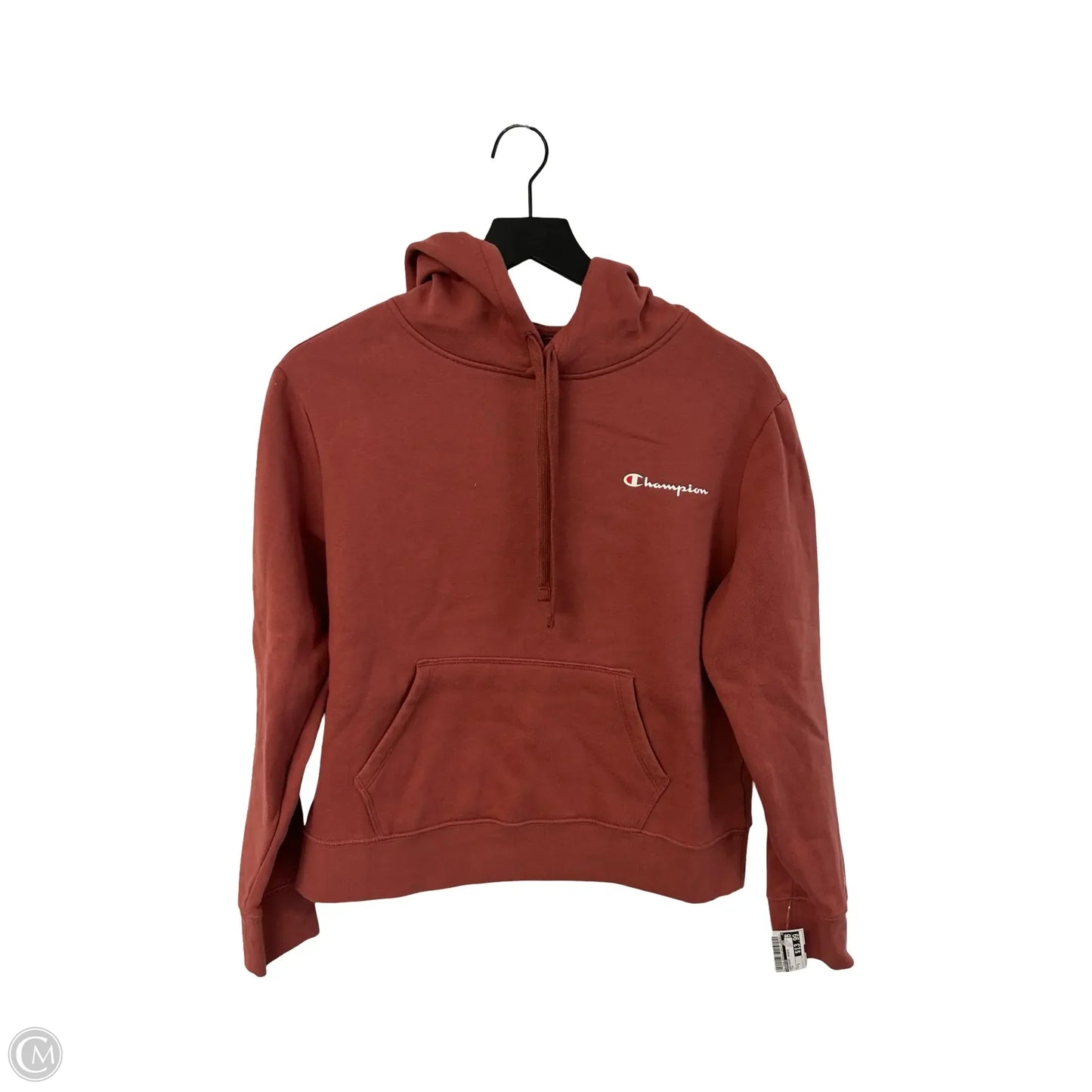 Sweatshirt Hoodie By Champion In Pink, Size: S