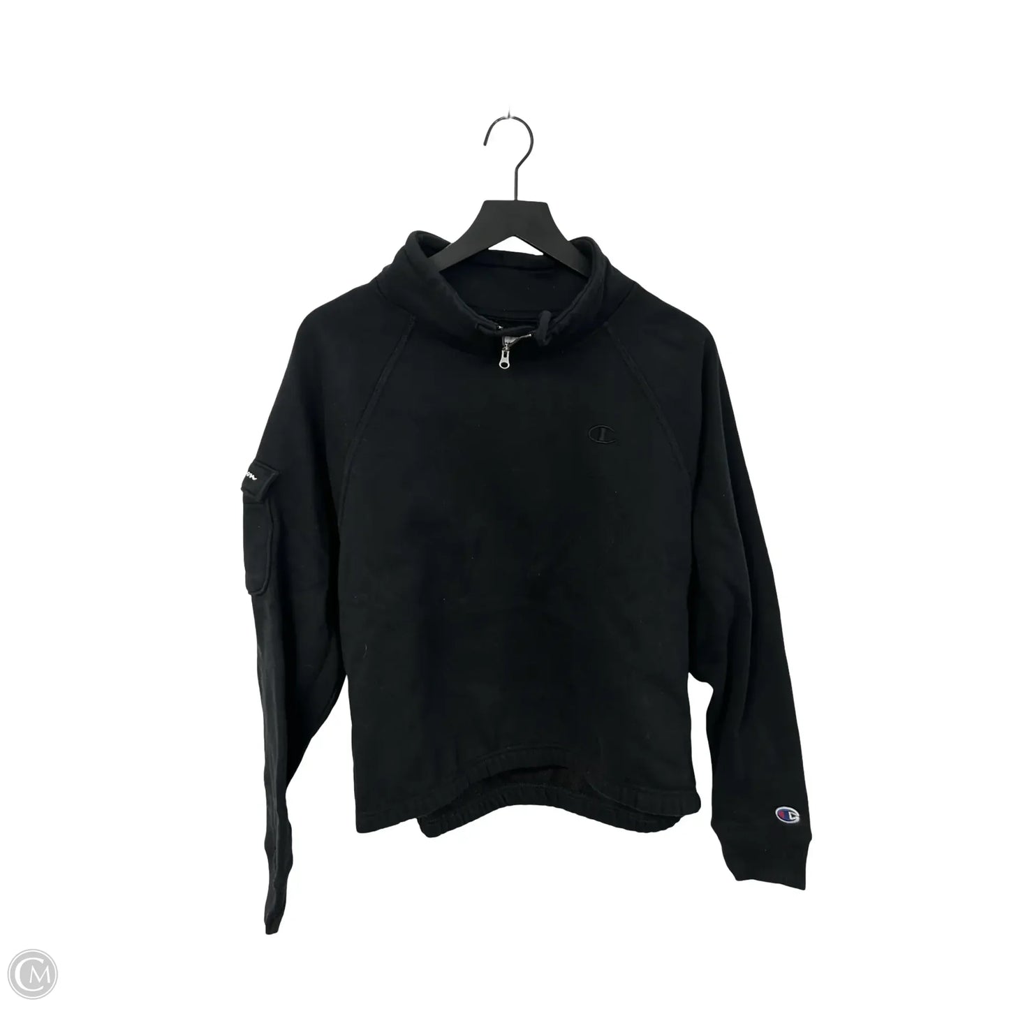 Sweatshirt Collar By Champion In Black, Size: Xl