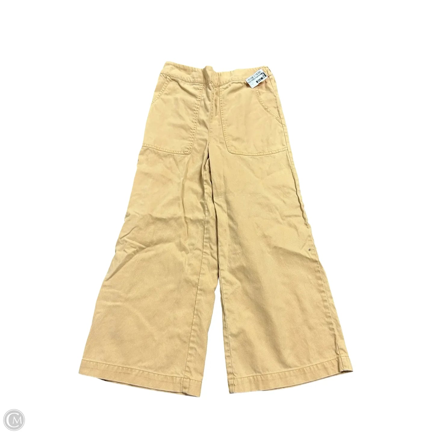 Pants Cropped By Nicole By Nicole Miller In Yellow, Size: 4