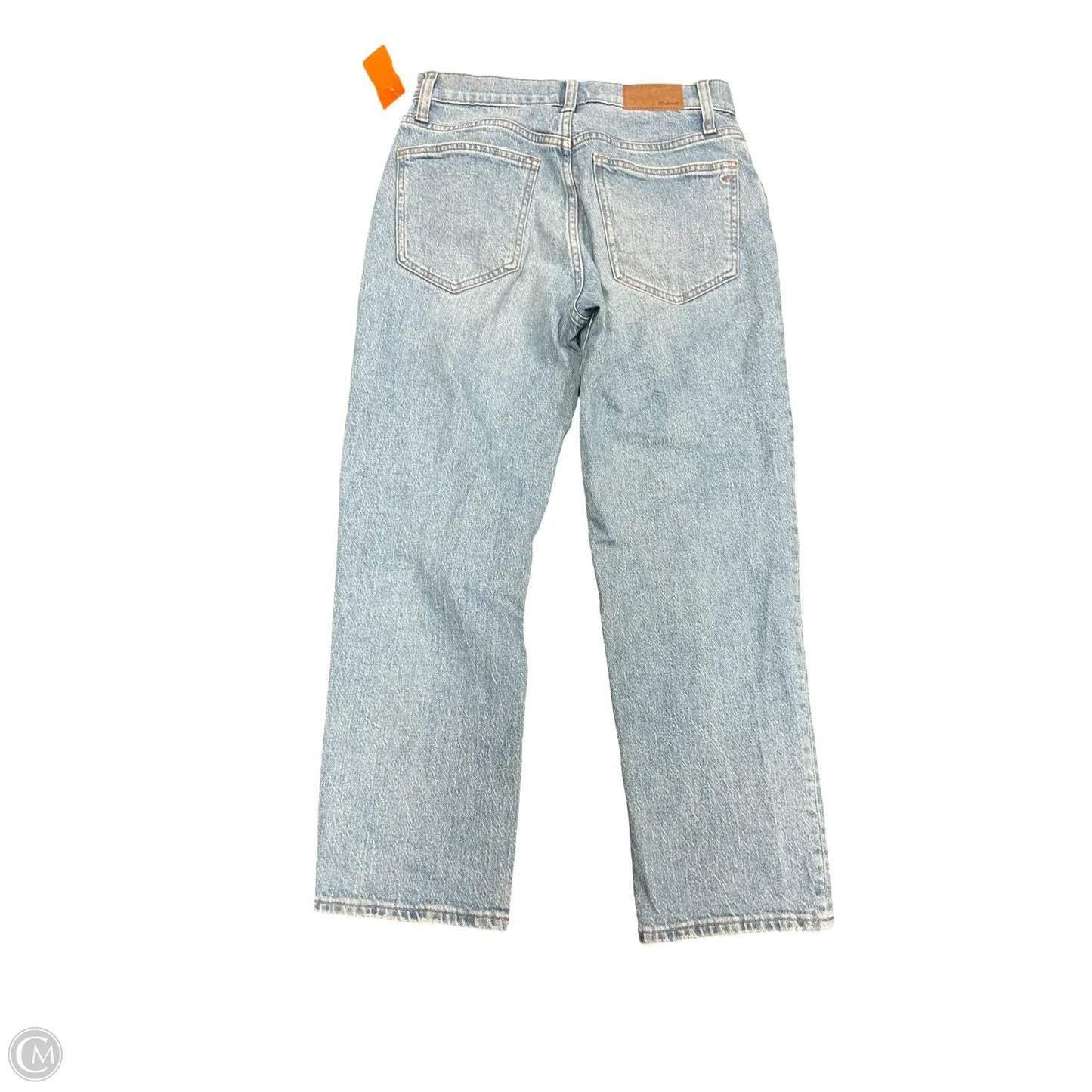 Jeans Straight By Madewell In Blue Denim, Size: 2p