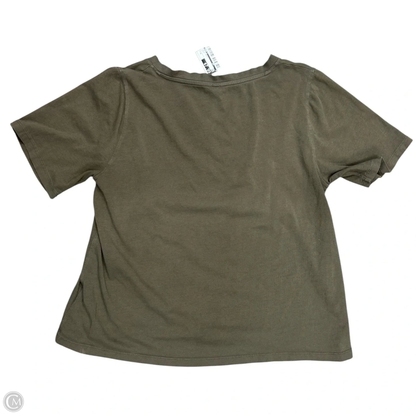 Top Short Sleeve Basic By Mono B In Green, Size: M