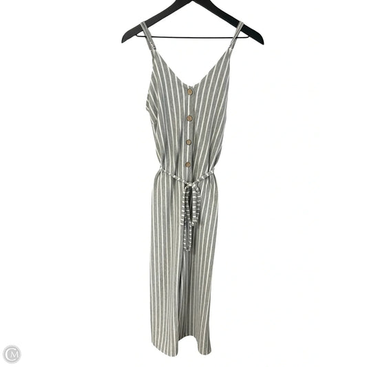 Jumpsuit By Hyfve In Grey & White, Size: M