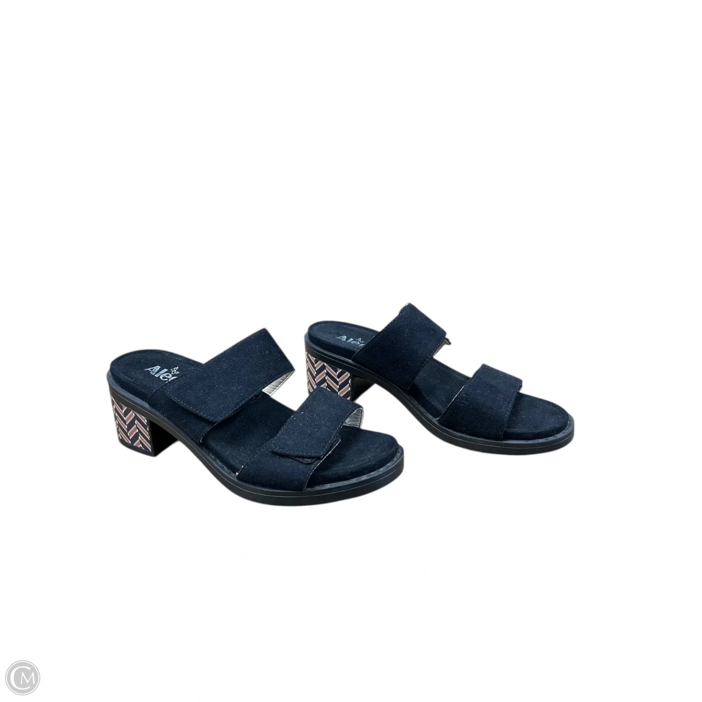 Sandals Heels Block By Life Stride In Black, Size: 6