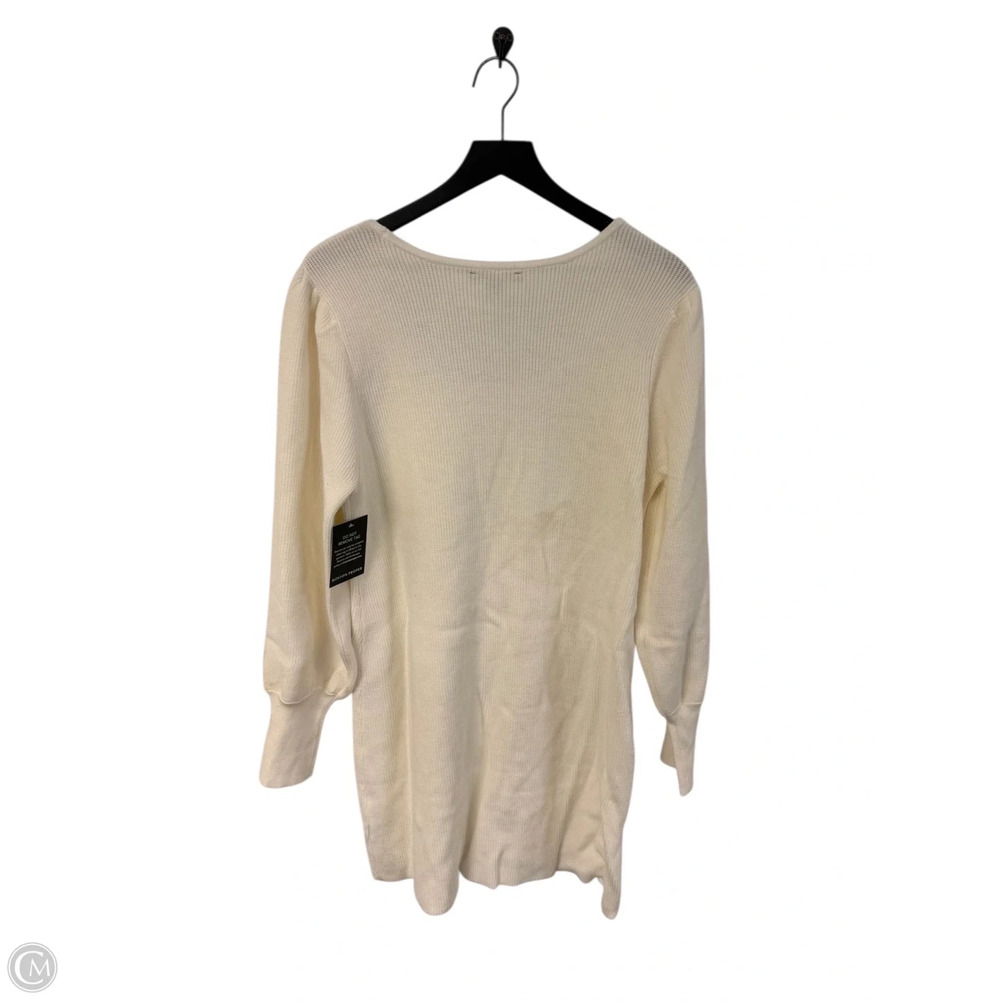 Dress Sweater By Boston Proper In Ivory, Size: Xl