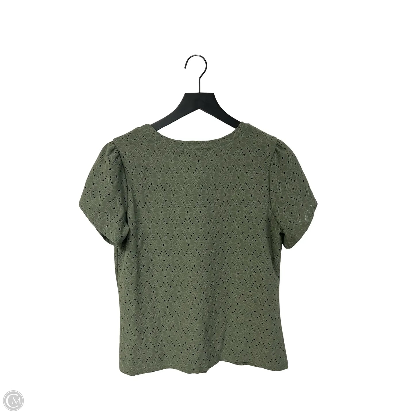 Top Short Sleeve By Gilli In Green, Size: M