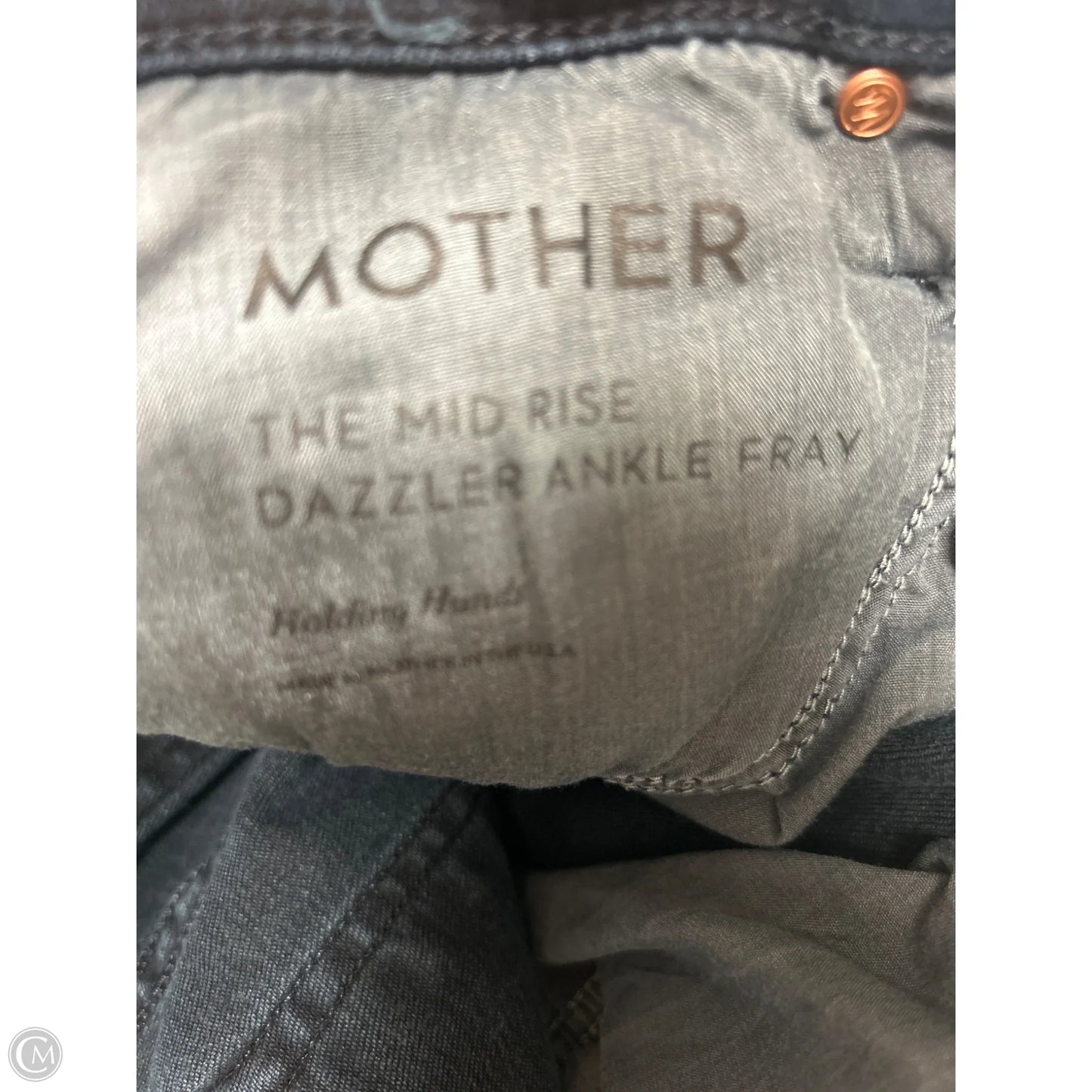 Jeans Skinny By Mother In Blue Denim, Size: 2