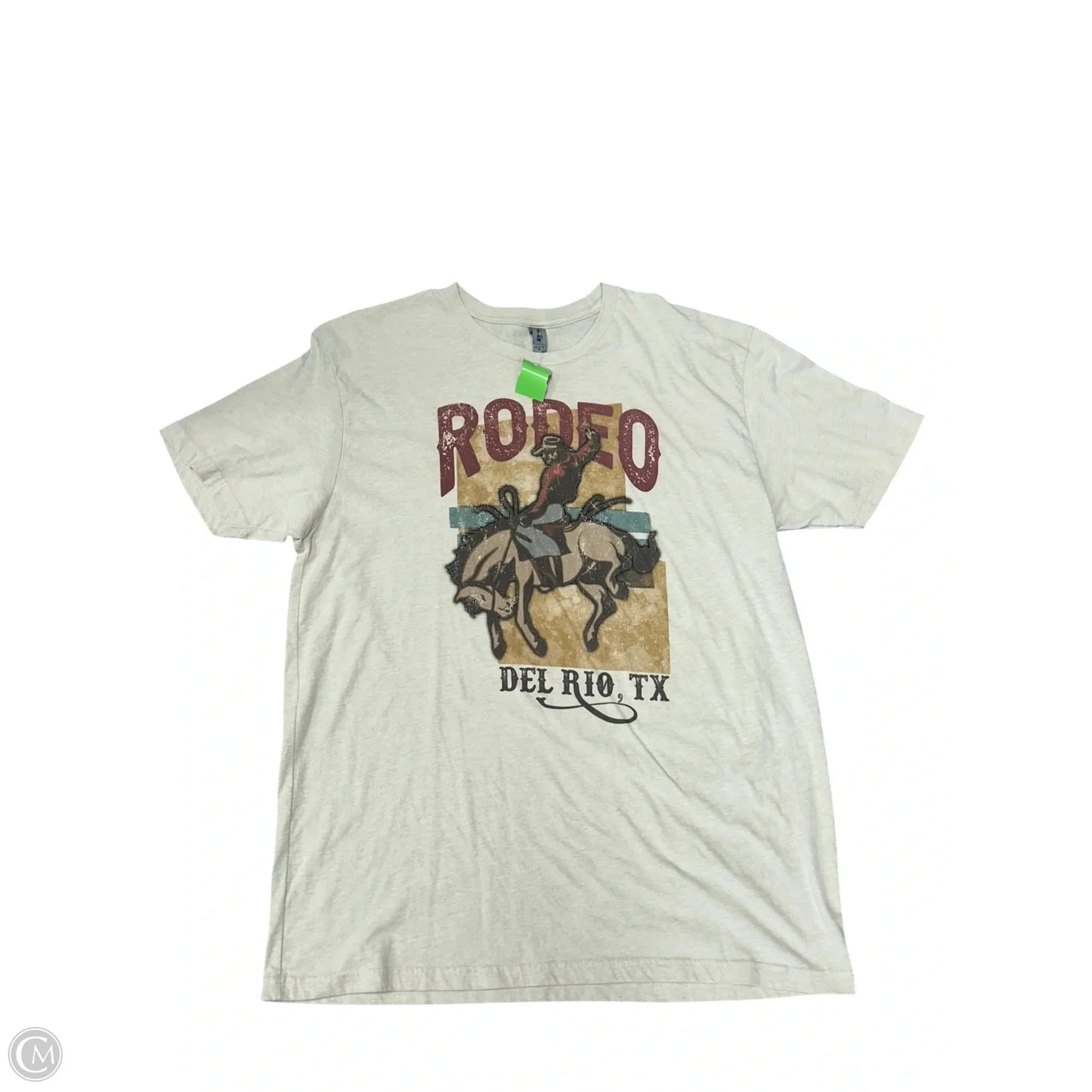 Top Short Sleeve Basic By Next Level In Tan, Size: Xl