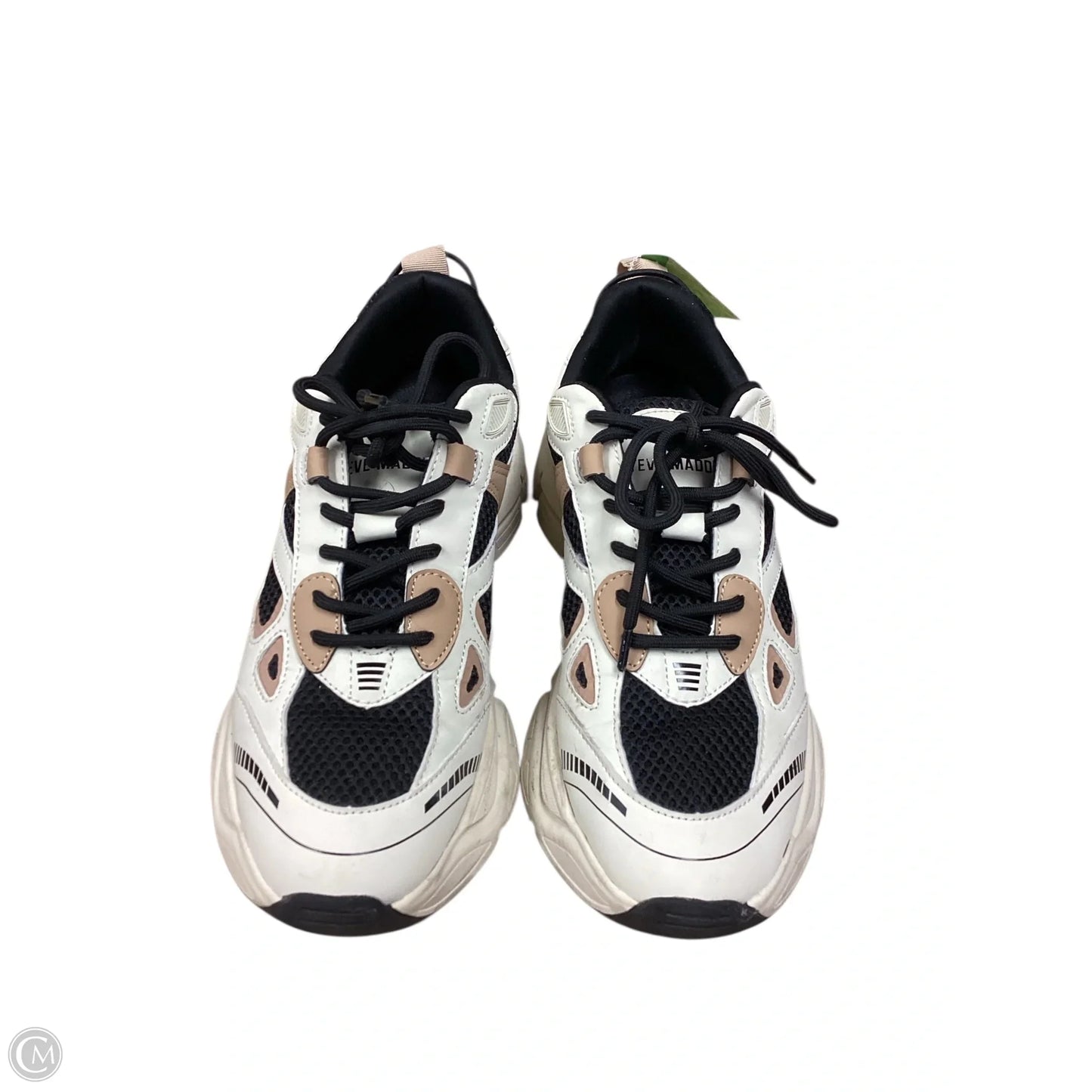 Shoes Sneakers By Steve Madden In Black & Tan, Size: 10