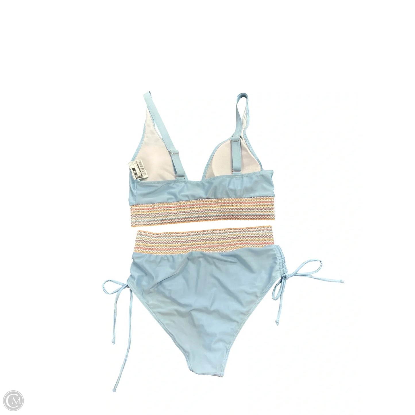Swimsuit 2pc By Cmf In Blue, Size: L