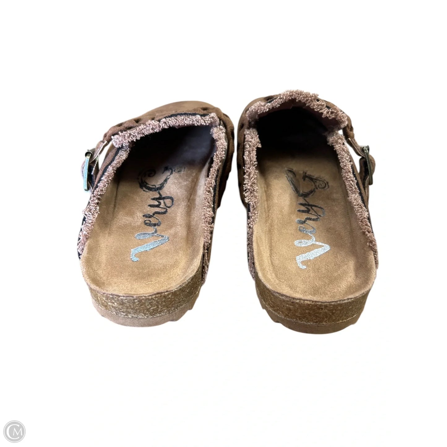Shoes Flats By Very G In Brown, Size: 7.5