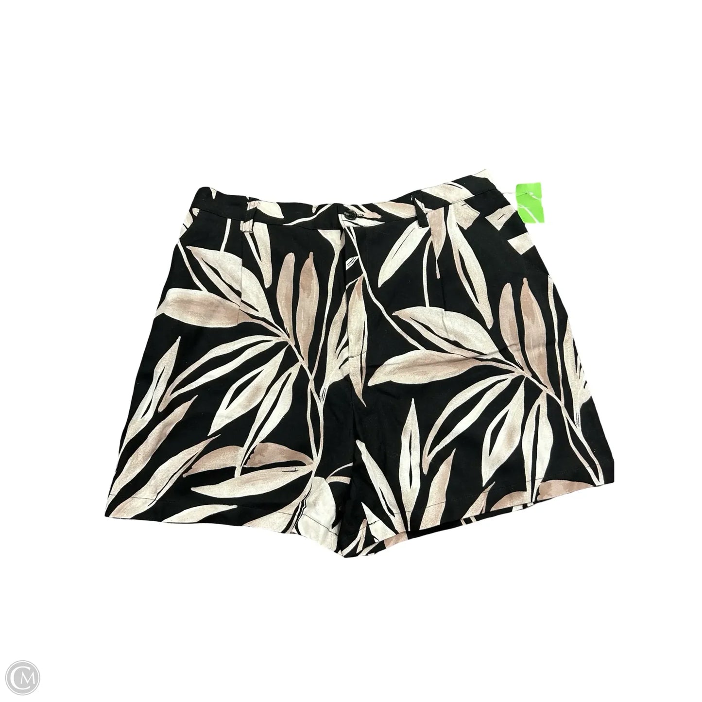 Shorts By Time And Tru In Black & Cream, Size: M