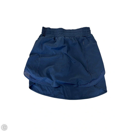 Athletic Skort By Lululemon In Navy, Size: 4