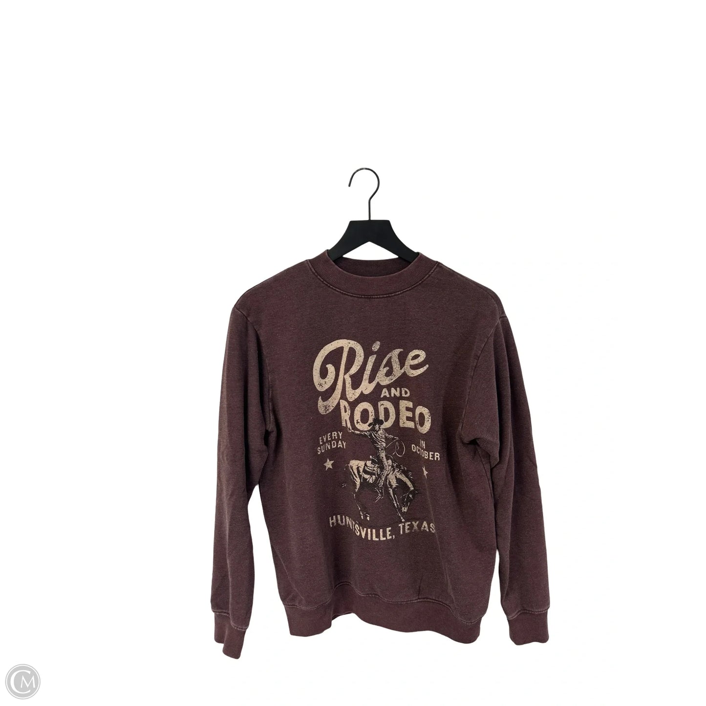 Sweatshirt Crewneck By Clothes Mentor In Purple, Size: S