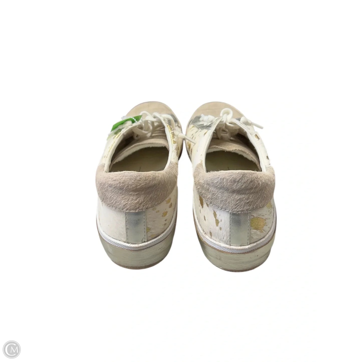 Shoes Sneakers By Dolce Vita In Cream & Silver, Size: 10