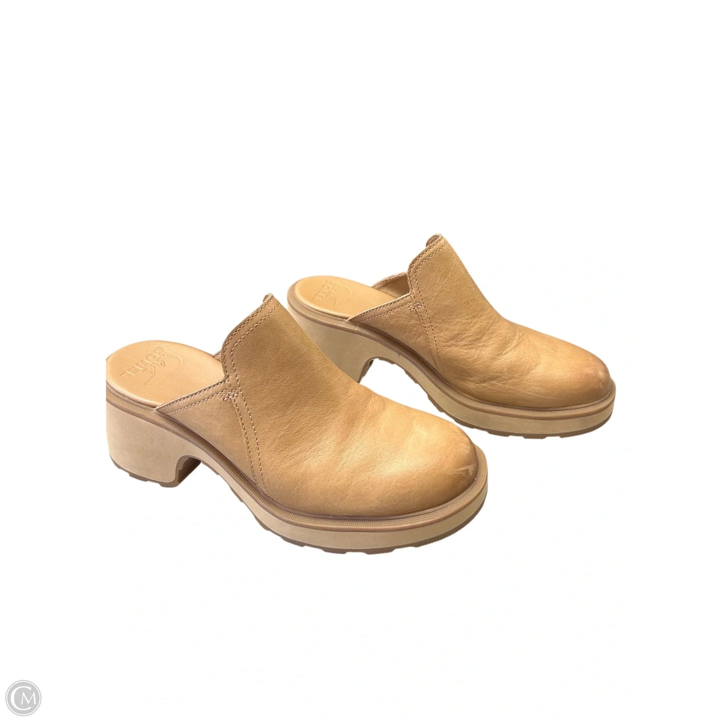 Shoes Heels Block By Sorel In Tan, Size: 10