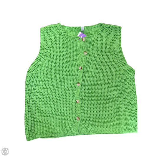 Vest Sweater By Wishlist In Green, Size: S