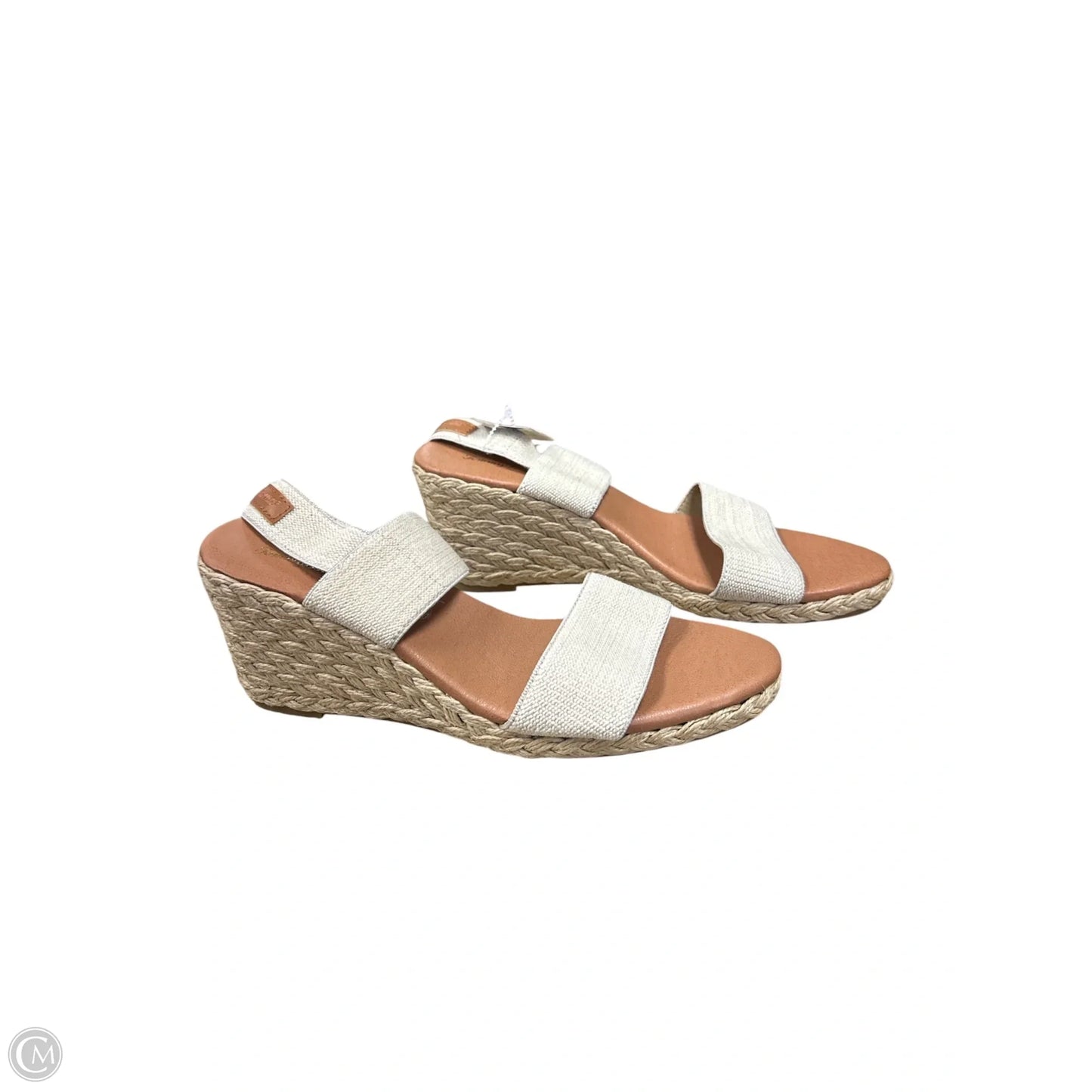 Sandals Heels Wedge By Tommy Bahama In Tan, Size: 8