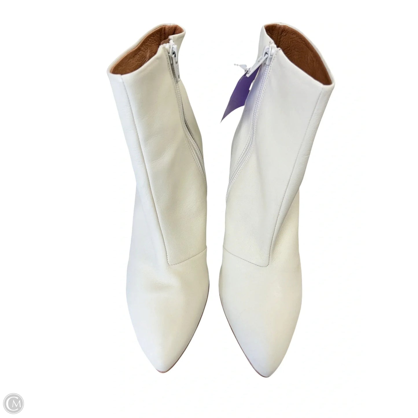 Boots Ankle Heels By Free People In Cream, Size: 7.5