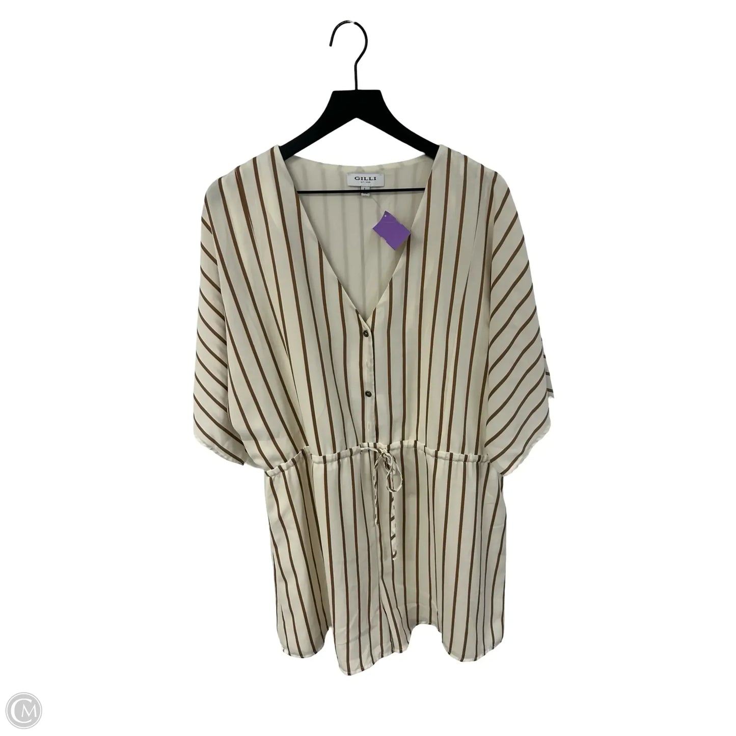 Romper By Gilli In Striped Pattern, Size: L