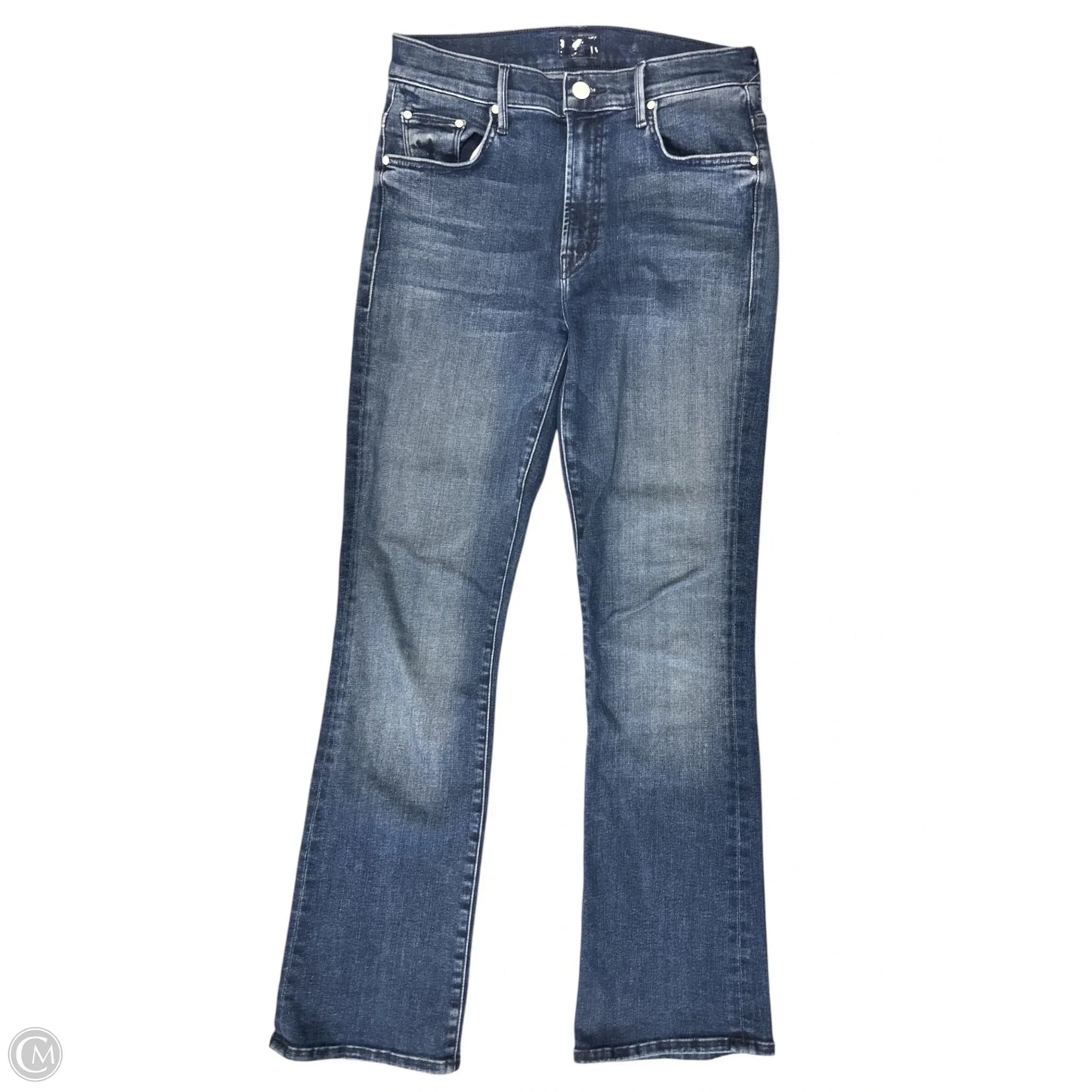 Jeans Straight By Mother In Blue Denim, Size: 2