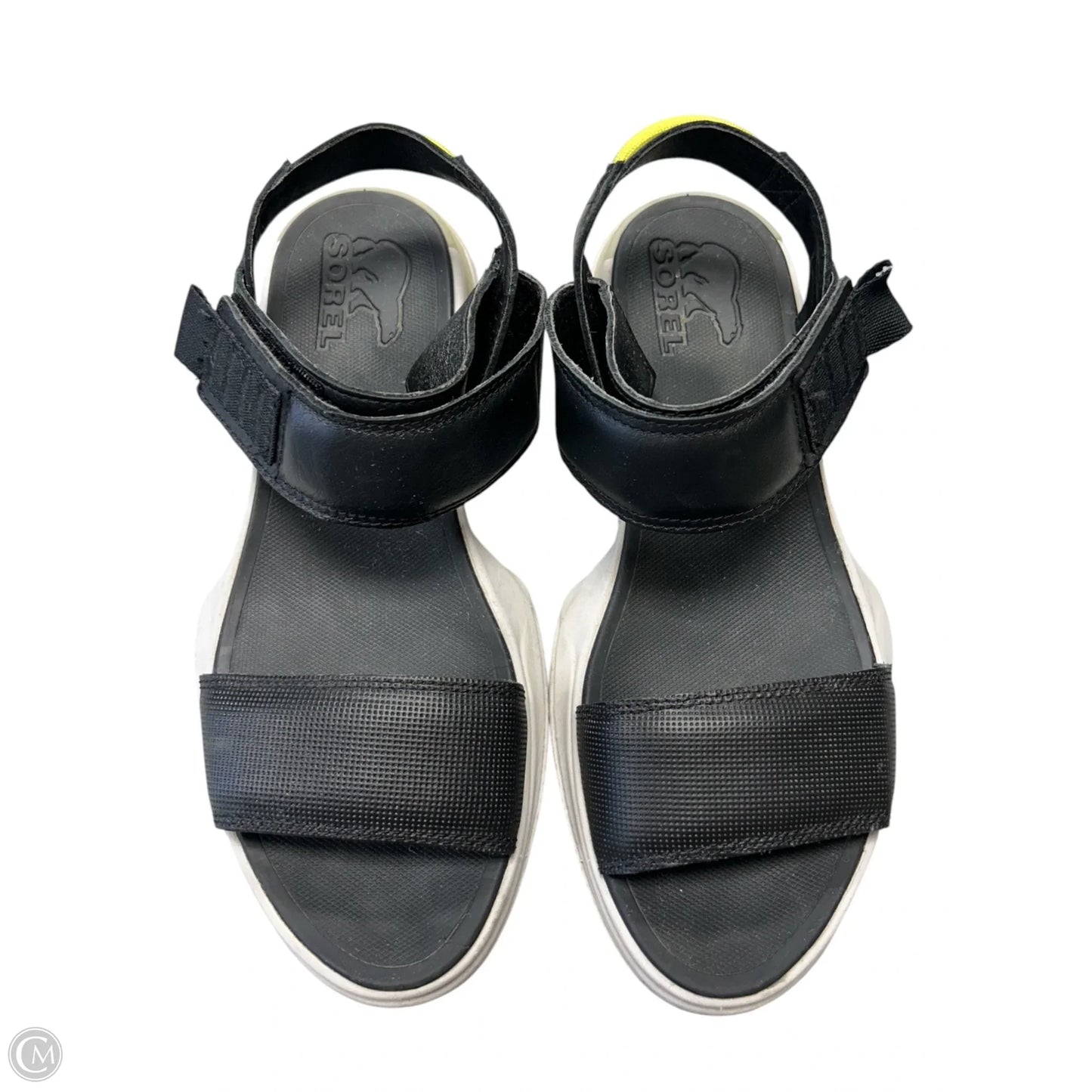 Sandals Flats By Sorel In Black, Size: 6.5