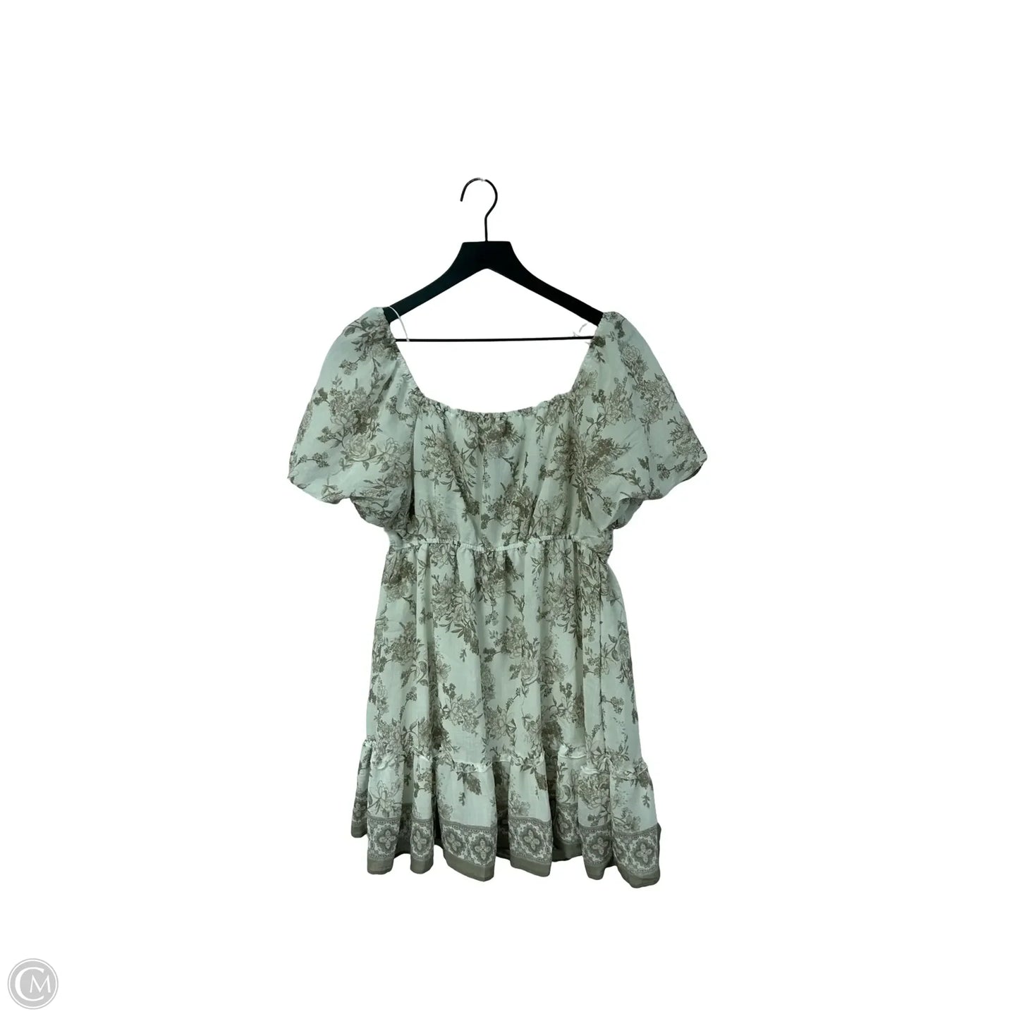 Dress Casual Short By Blu Pepper In Floral Print, Size: M