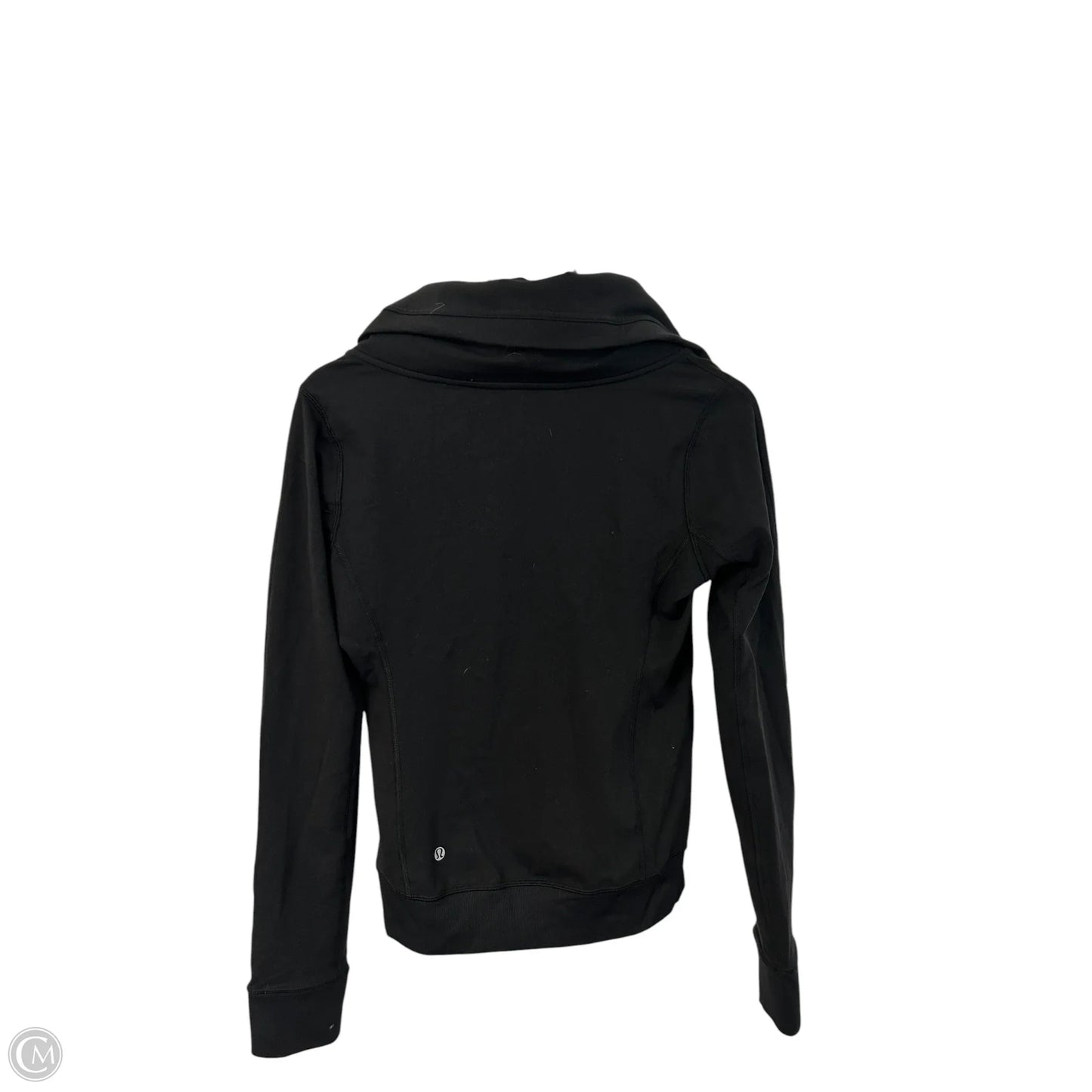 Athletic Jacket By Lululemon In Black, Size: 8