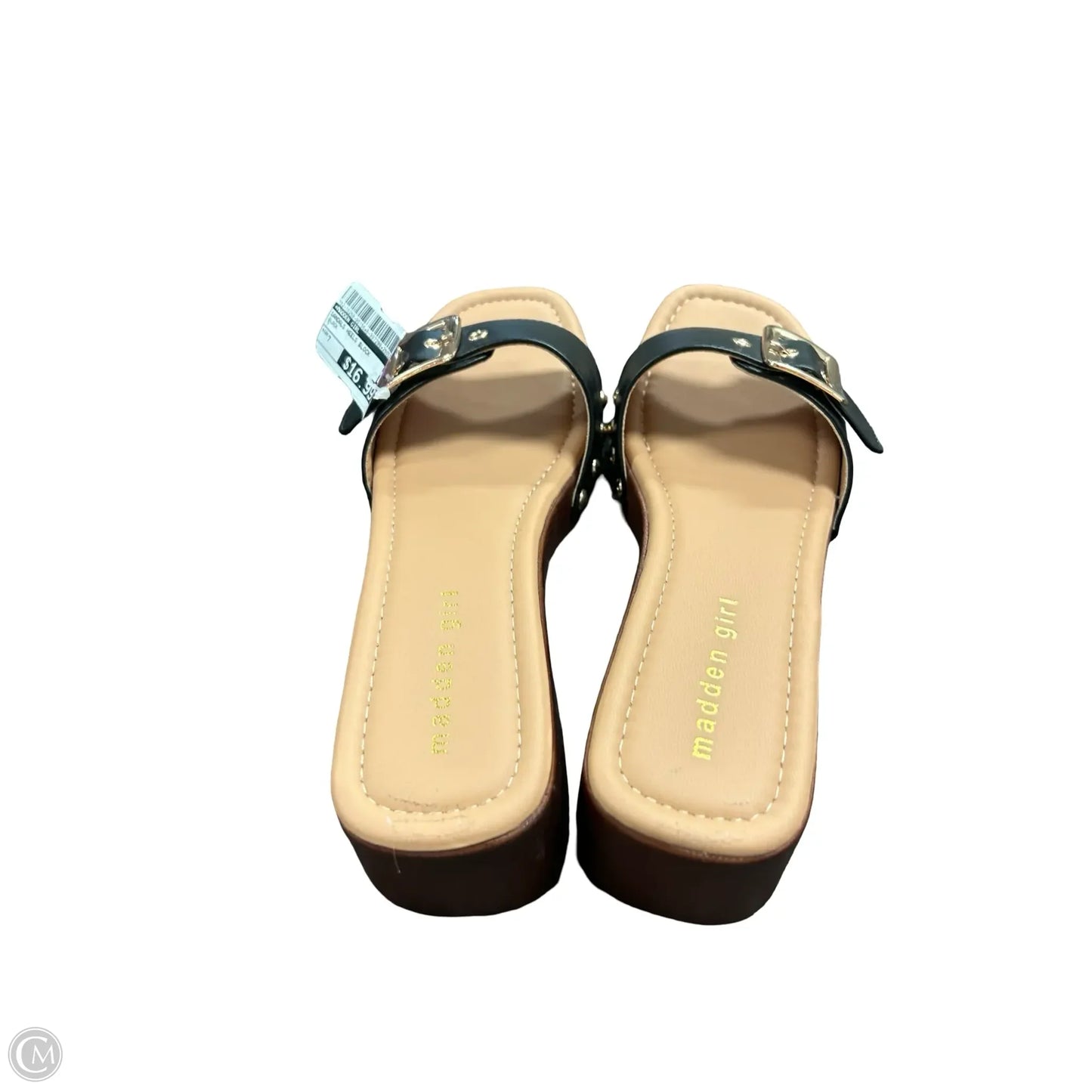 Sandals Heels Block By Madden Girl In Black, Size: 7