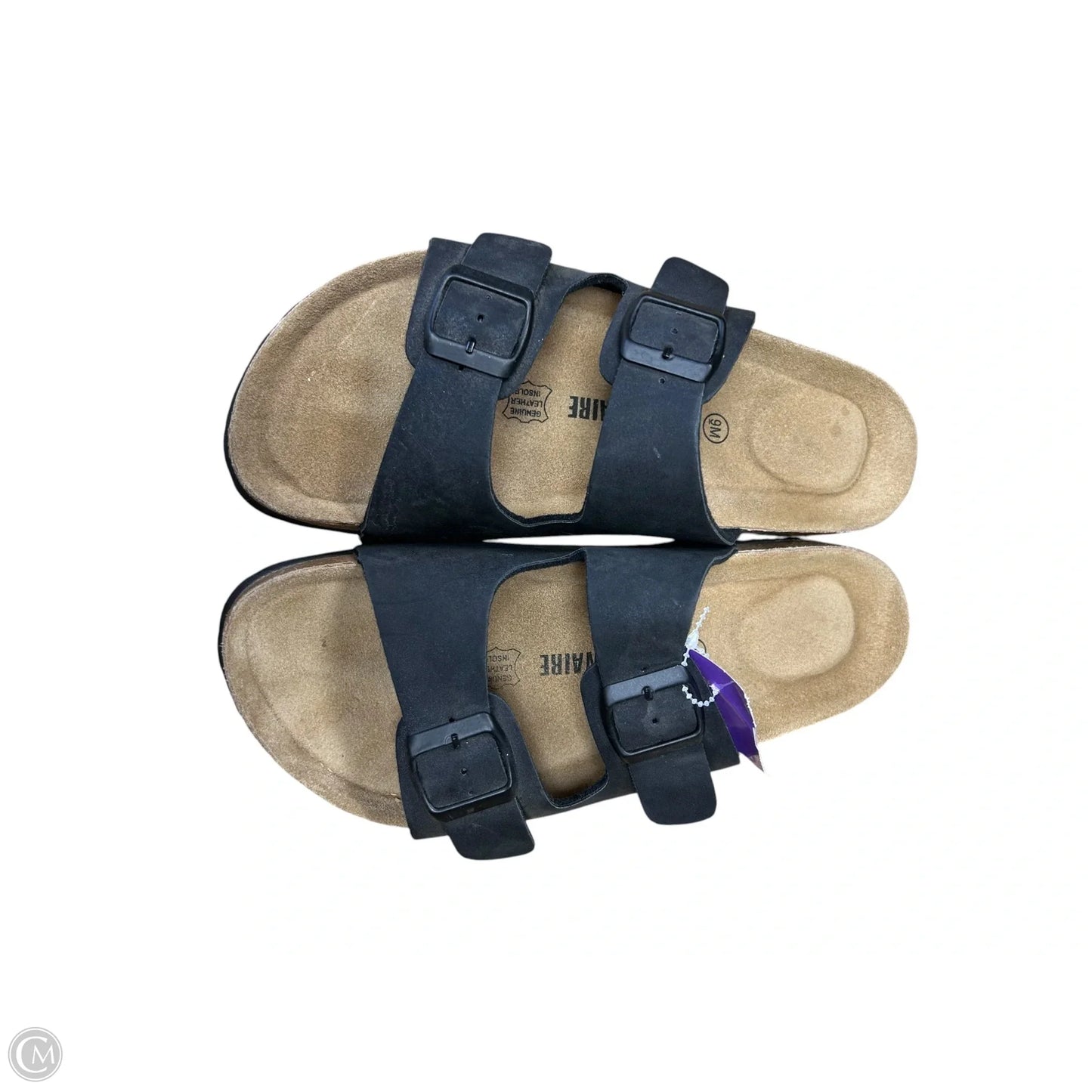 Sandals Flats By Cushionaire In Black, Size: 9