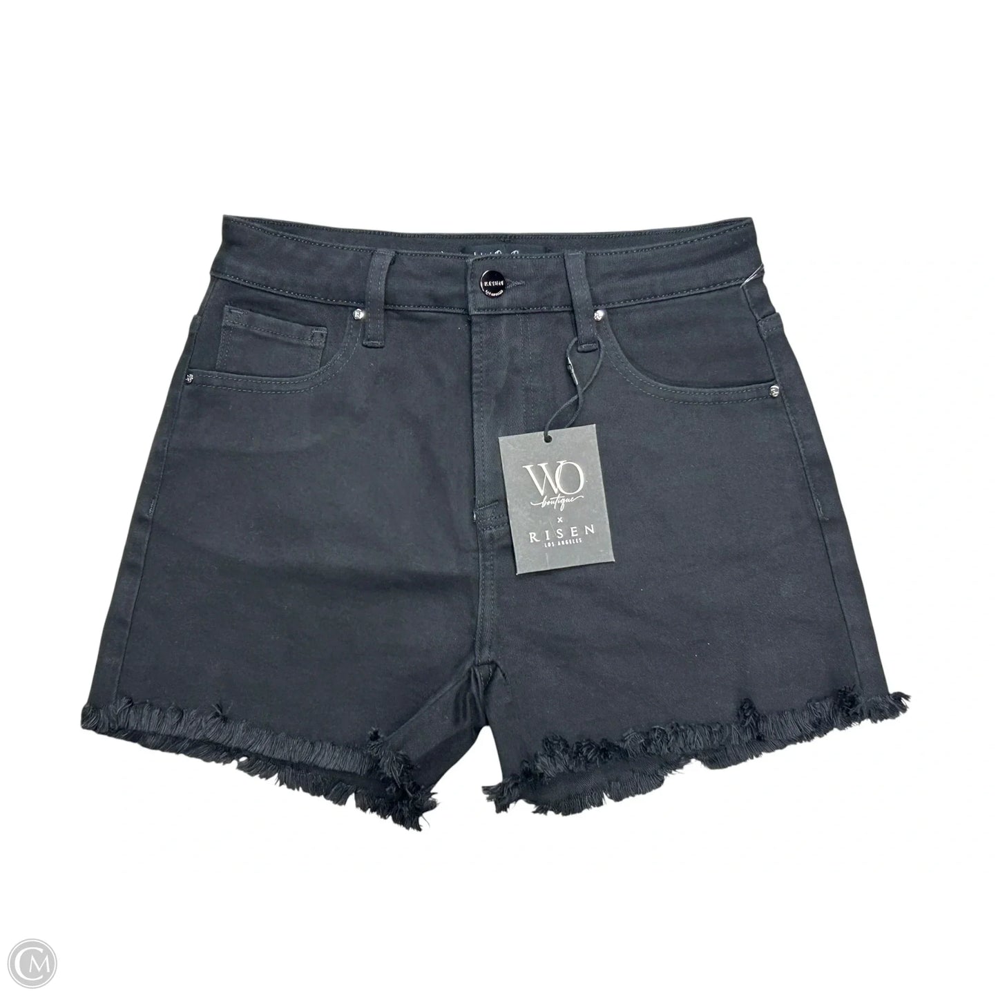 Shorts By Risen In Black Denim, Size: M