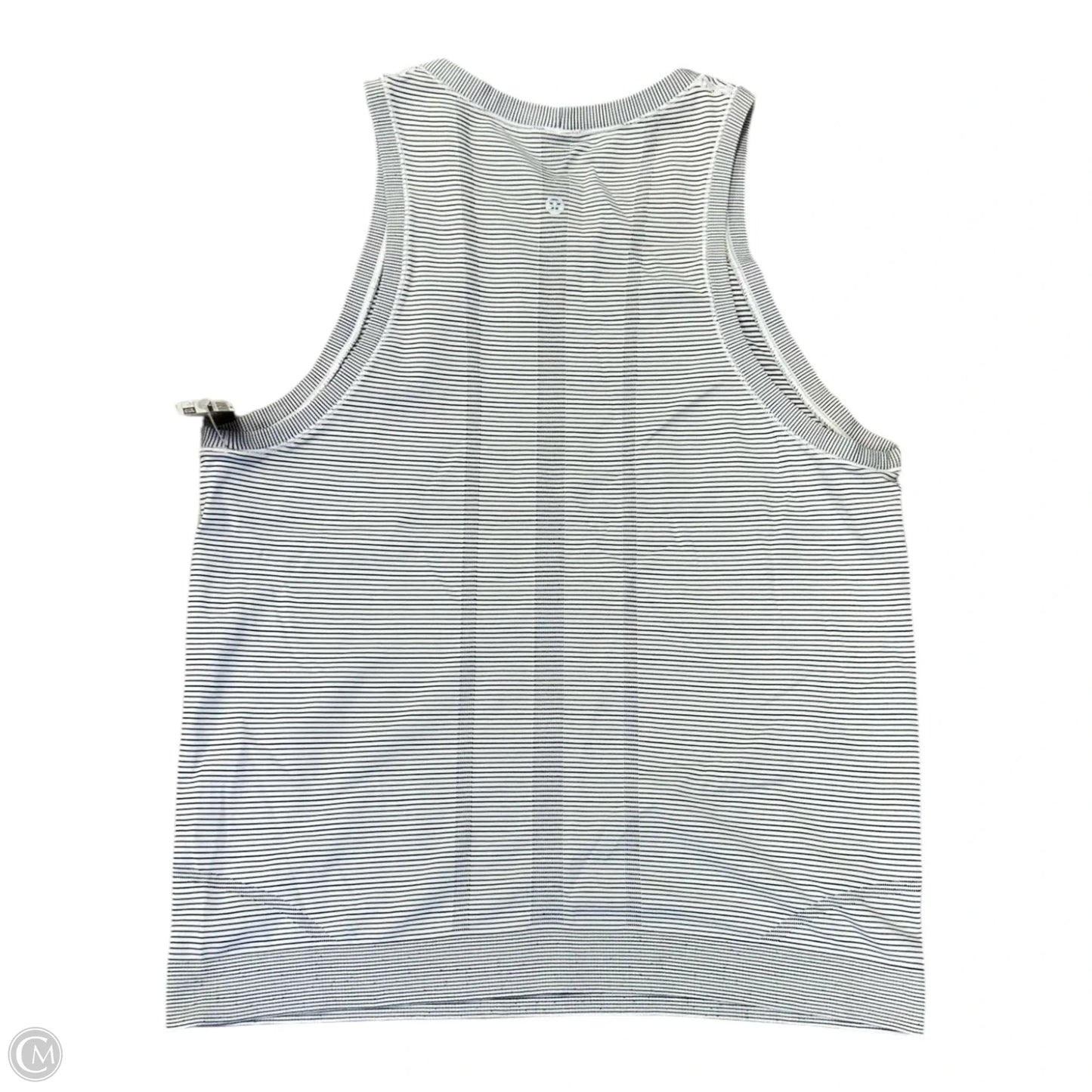 Athletic Tank Top By Lululemon In Striped Pattern, Size: 12