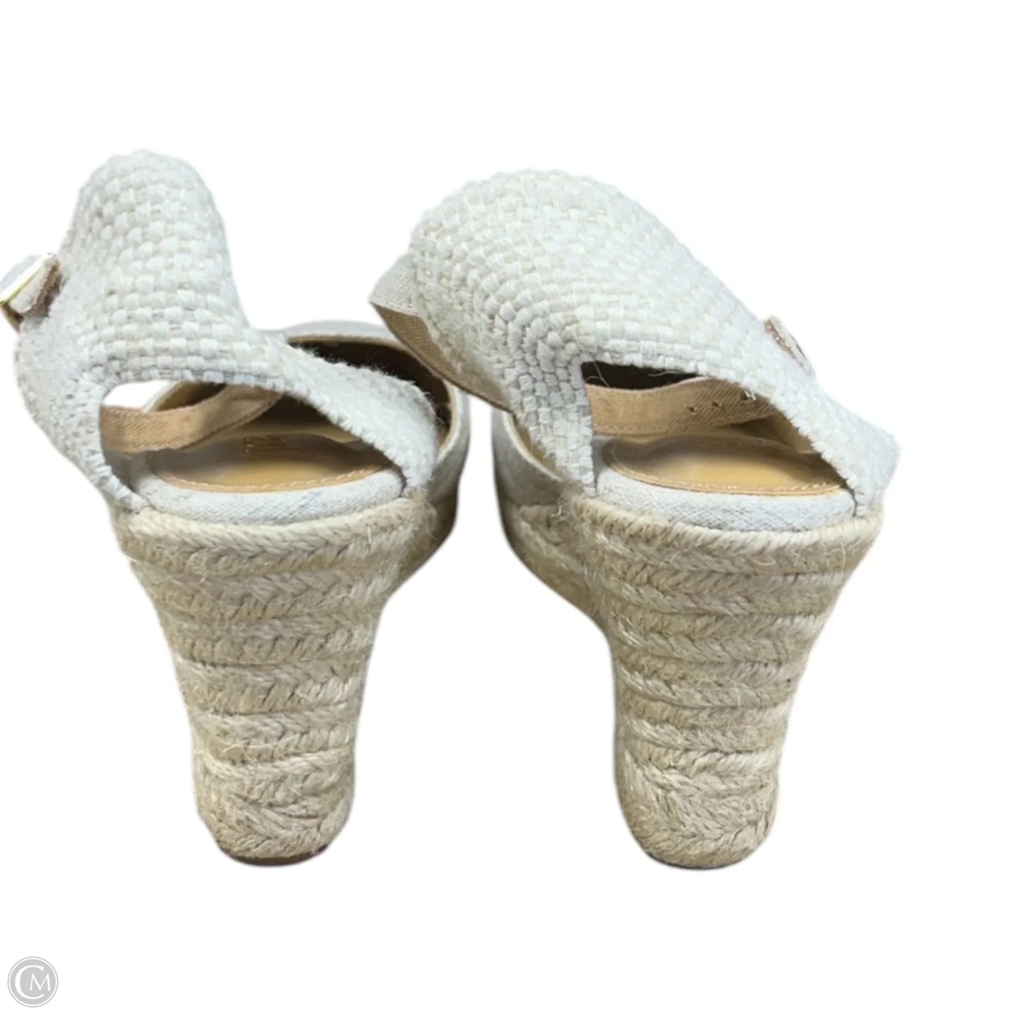 Shoes Heels Wedge By J. Crew In Cream, Size: 7
